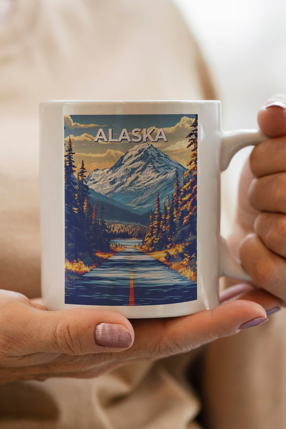 South Steel Alaska Baskılı Kupa Bardak