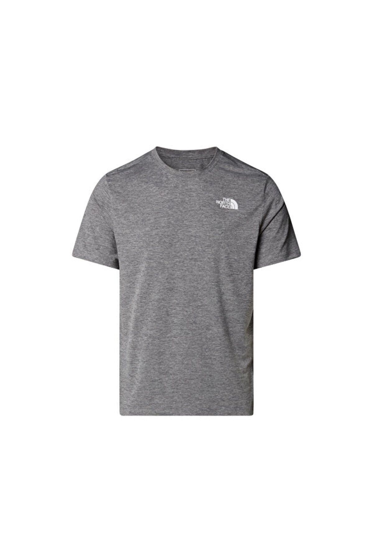 THE NORTH FACE M 24/7 S/S Tee Reg Erkek Outdoor Tişörtü NF0A894BDYY1 Gri