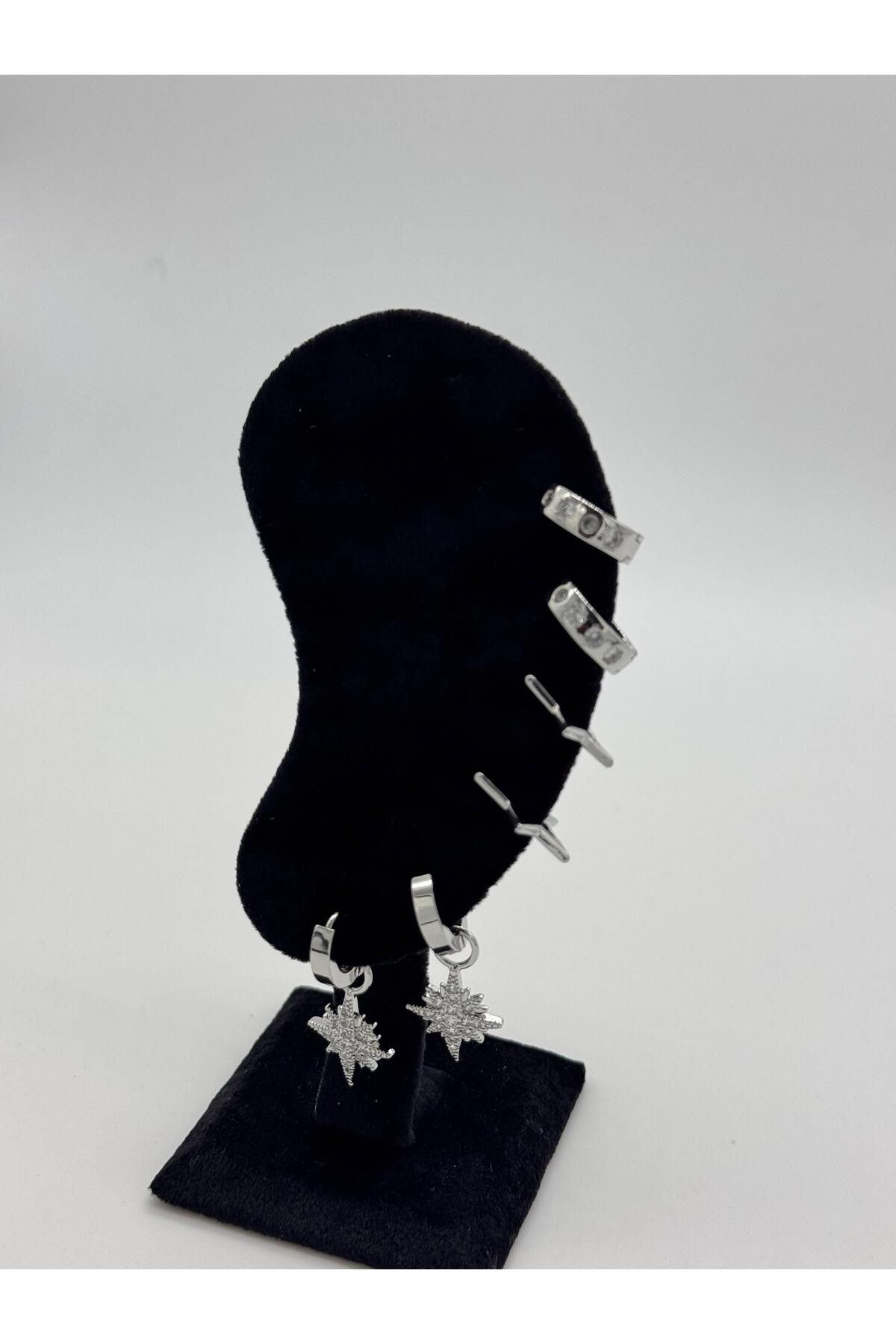 MODA KADIN ÇELİK ZARİF KÜPE