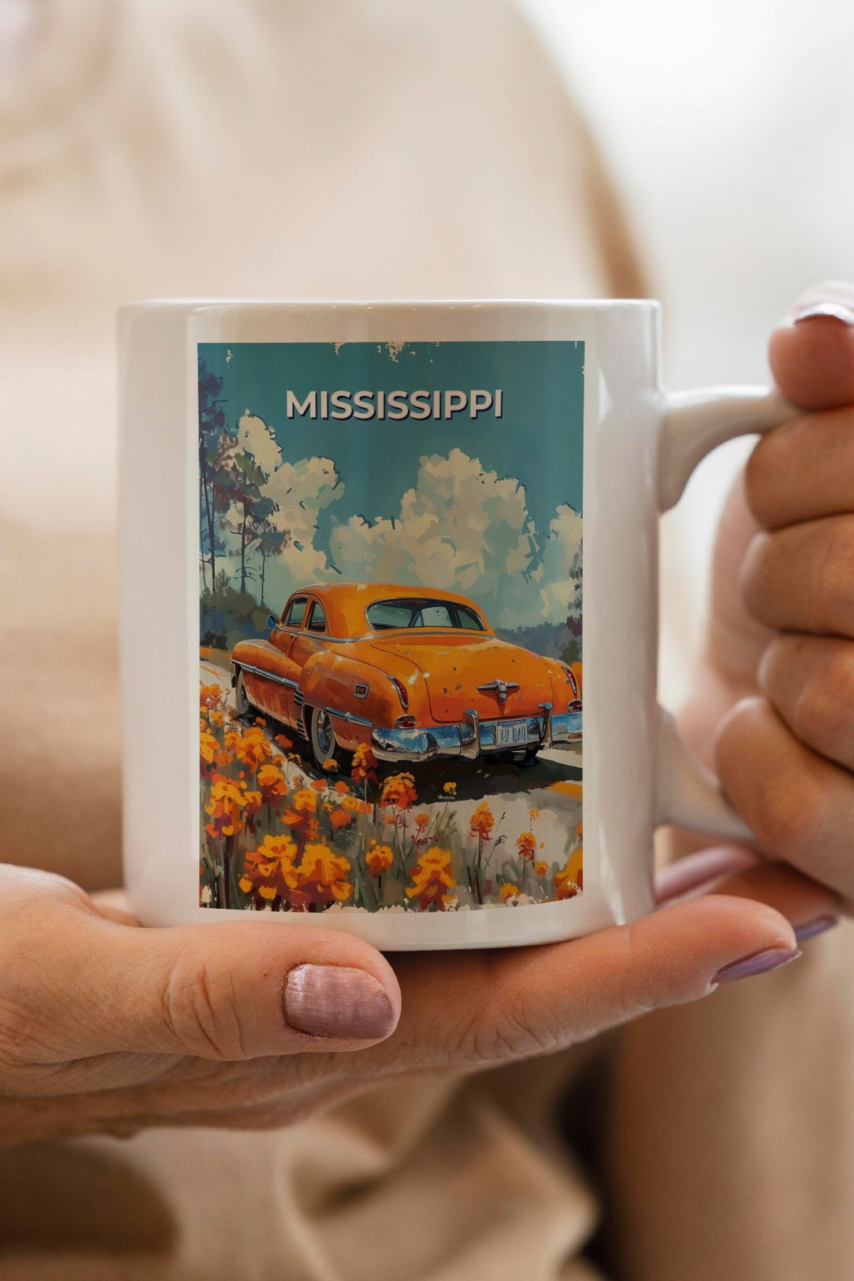 South Steel Mississippi Baskılı Kupa Bardak
