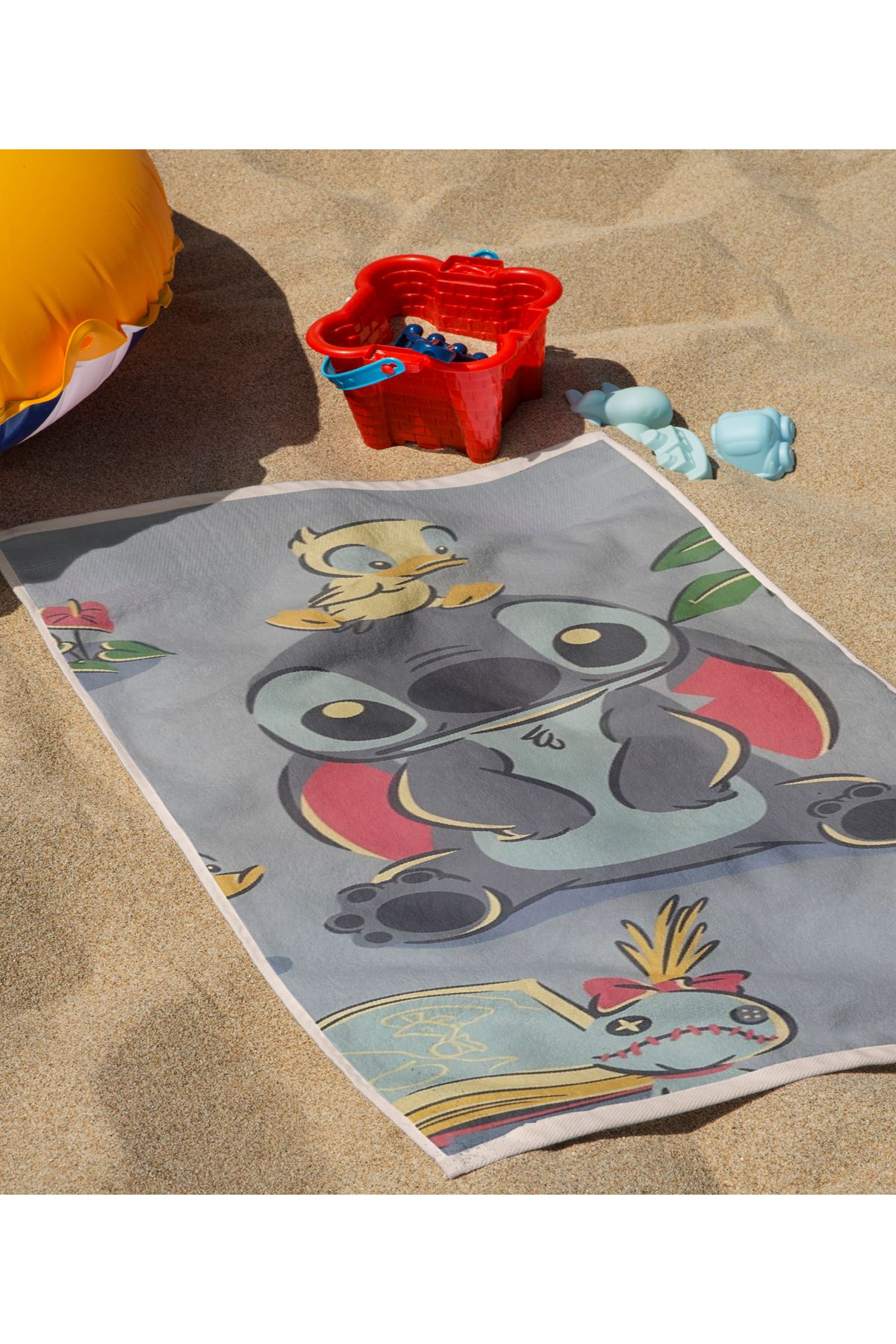 OZG DESİGN STITCH BASKILI ÇOCUK PLAJ HAVLUSU