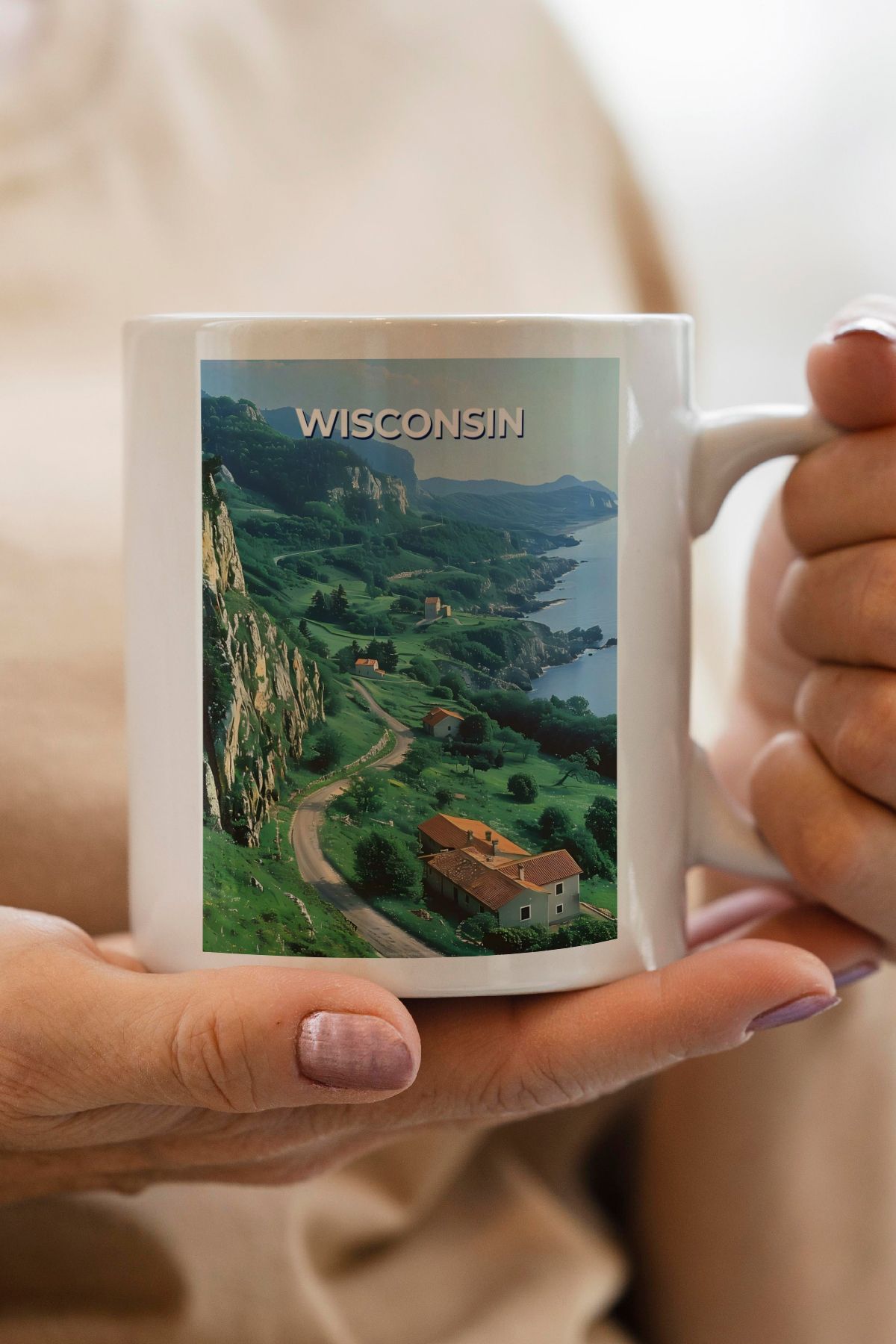 South Steel Wisconsin Baskılı Kupa Bardak