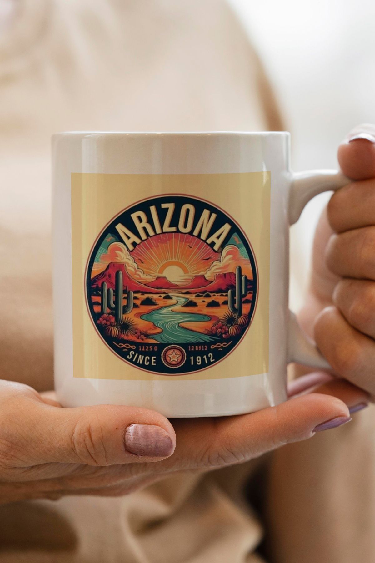 South Steel Arizona Baskılı Kupa Bardak