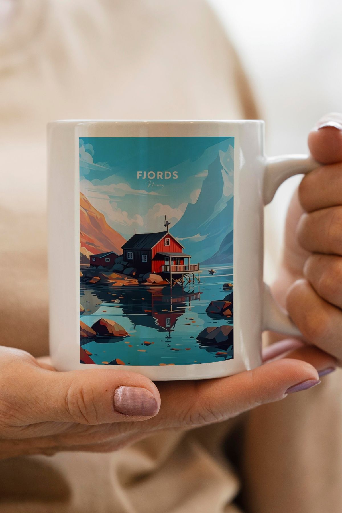 South Steel Fjords Baskılı Kupa Bardak