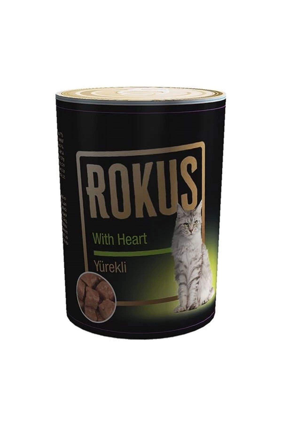 ShopNova Rokus Yürekli Yetişkin Konserve Kedi Maması 410 Gr