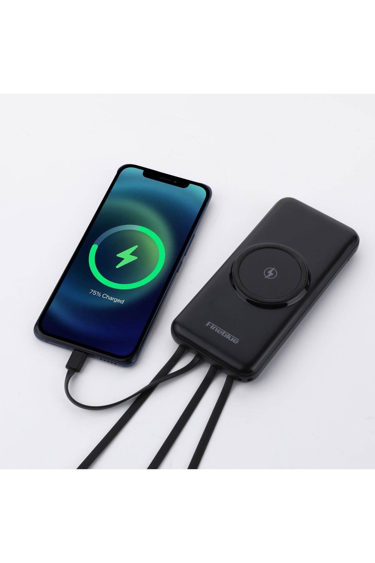 Fineblue FC-1004 Wireless Powerbank 10000 mAh - Siyah