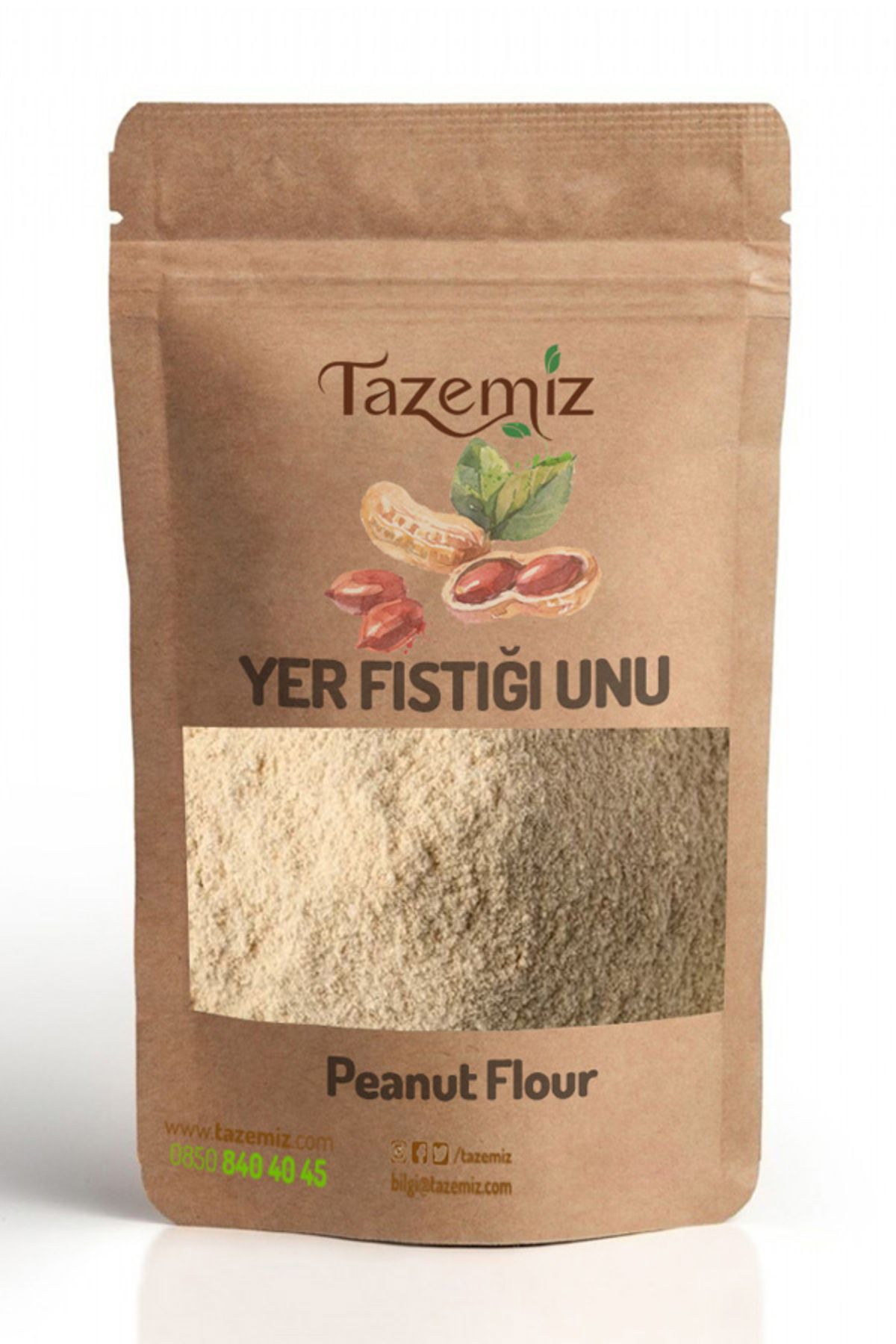 TAZEMİZ Yer Fıstığı Unu - 1KG
