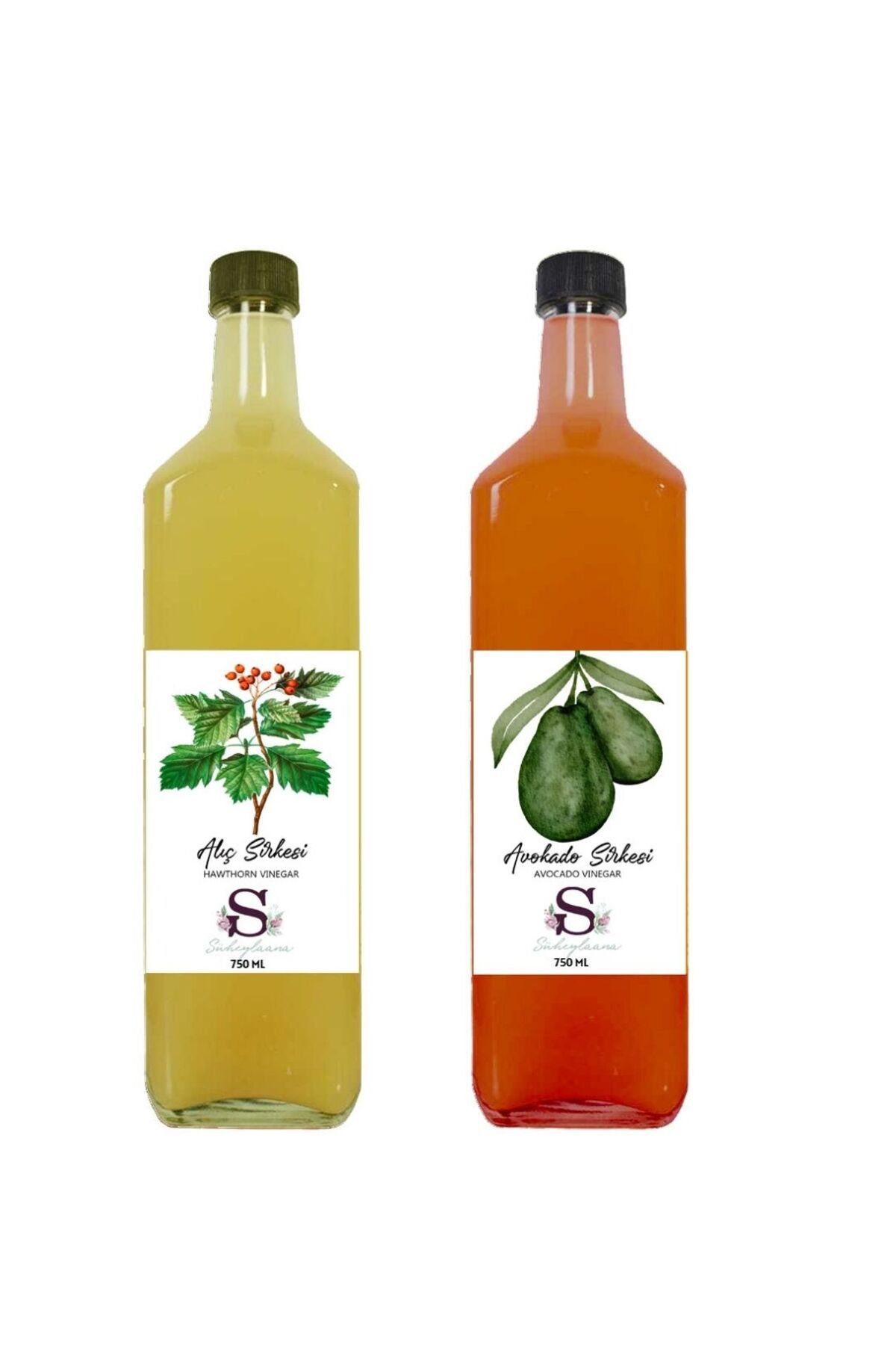 Süheylaana Doğal Alıç Sirkesi 750 Ml - Doğal Avokado Sirkesi 750 Ml