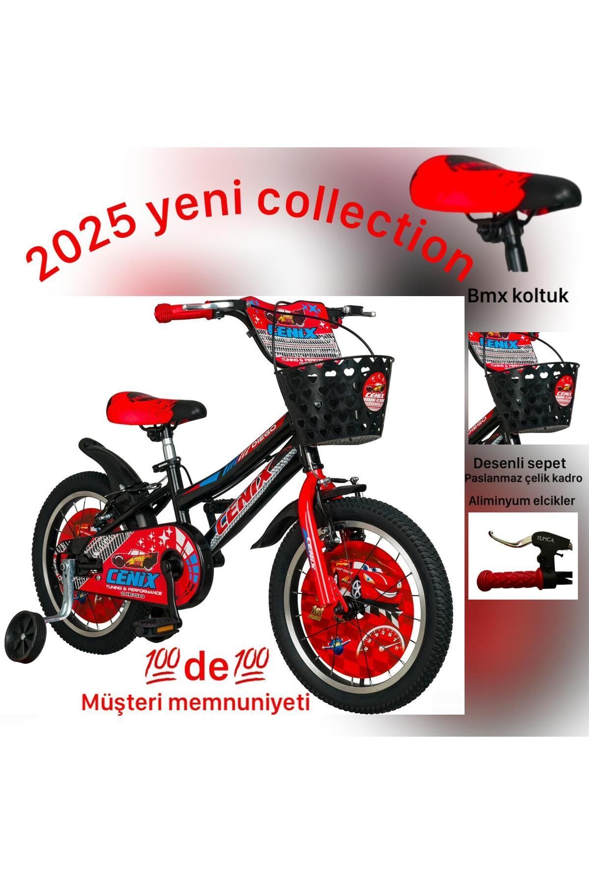 SerenityHaven 16 Jant Çocuk Bisikleti Double Jant Çelik Kadro Denge Tekerli 2025