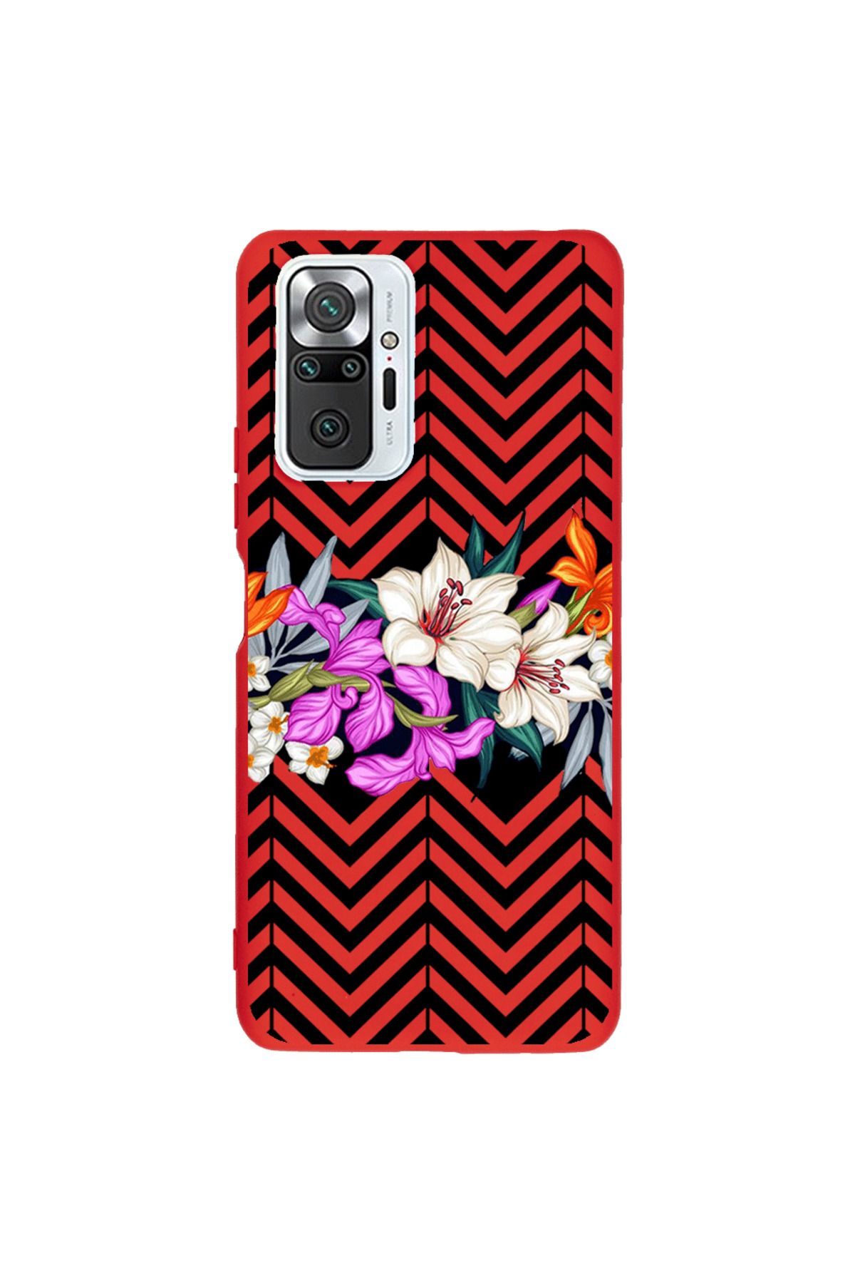 Royaleks Xiaomi Redmi Note 10 Pro Max Lansman Kılıf - Çiçek
