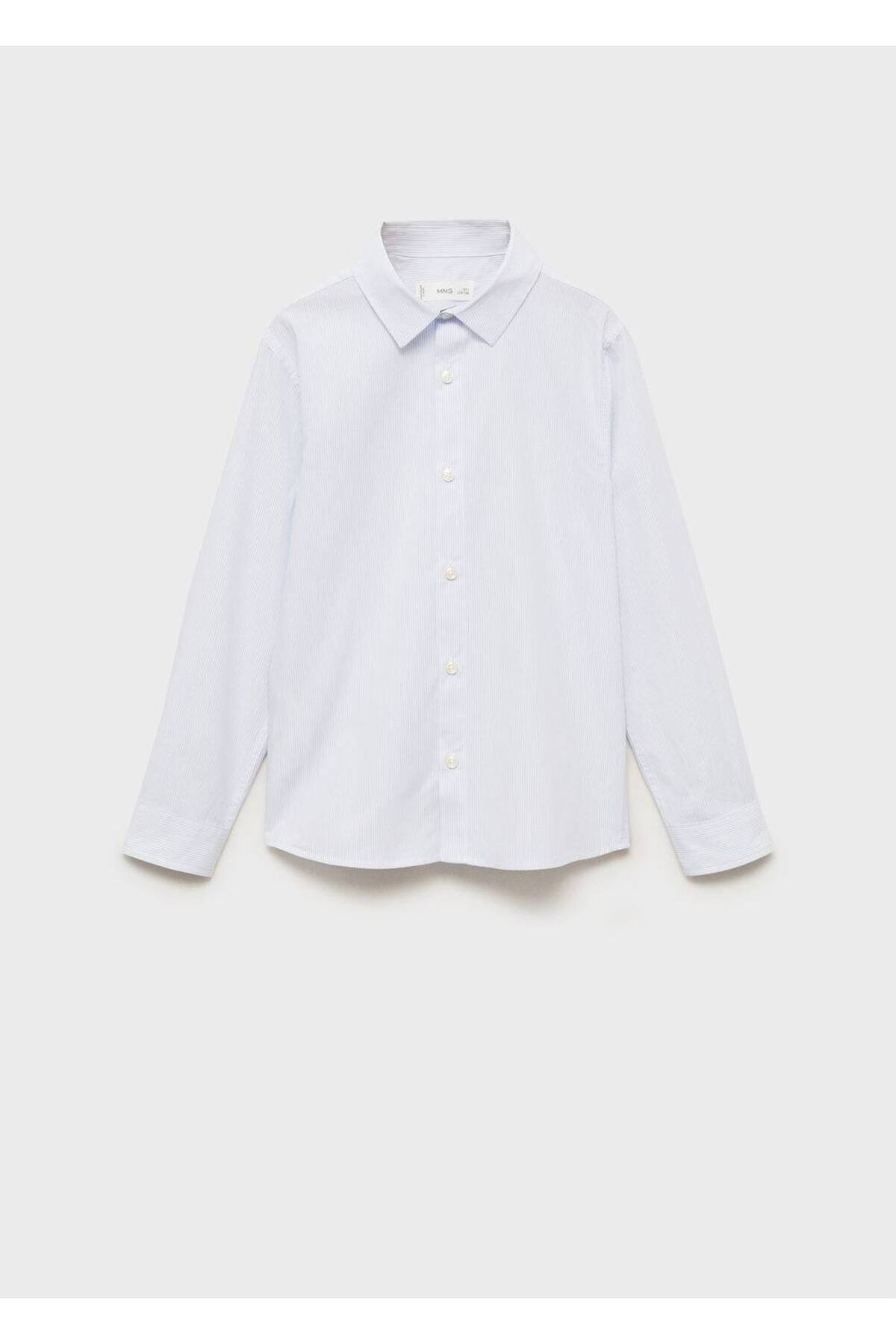 Çizgili Oxford gömlek