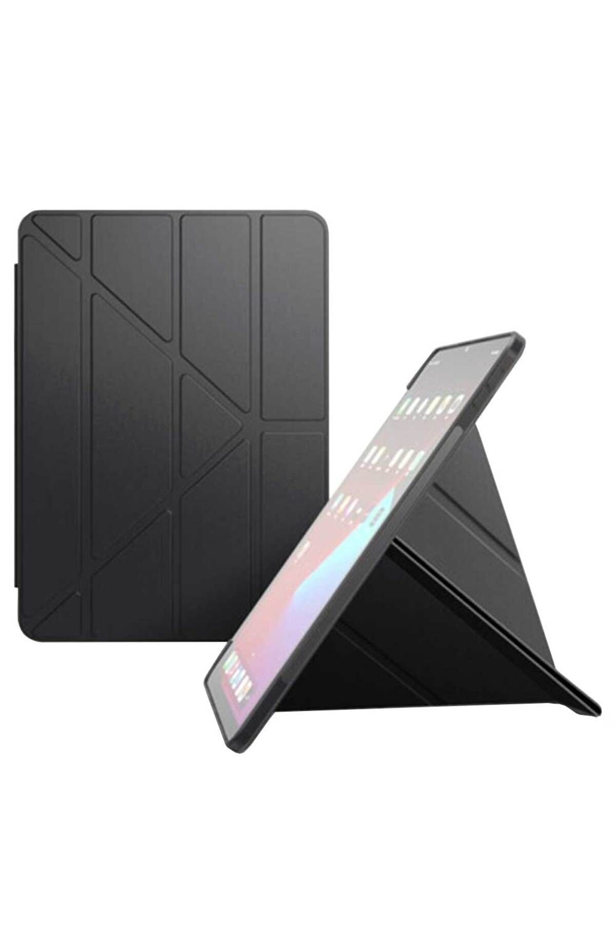 Smart Tech Apple iPad Air M2 Uyumlu Smart Cover Tablet Kılıfı Cam Ekran Koruyucu Kalem Set
