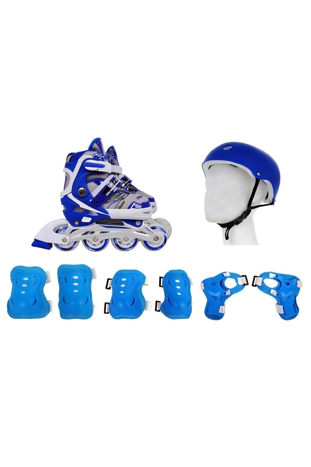 ShopNova Xslide Inline Paten Set-MAVİ