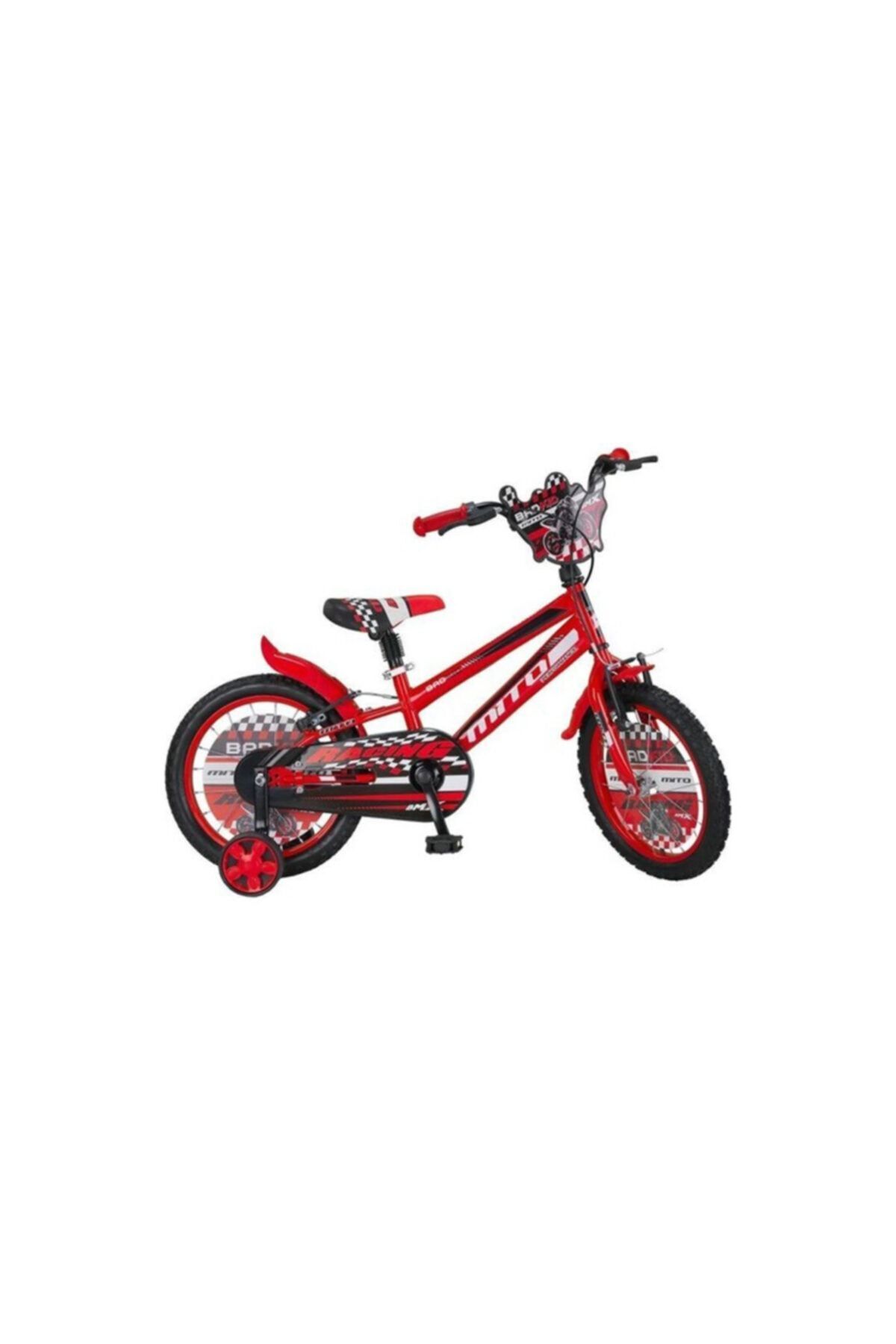 SerenityHaven Kırmızı Mito Badkid 16 Jant Çocuk Bisikleti