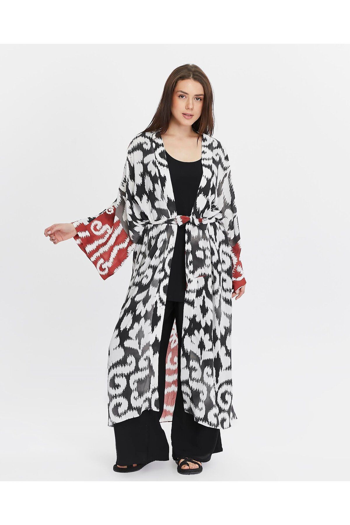 Ranasubaşı Kimono 24080 - Siyah