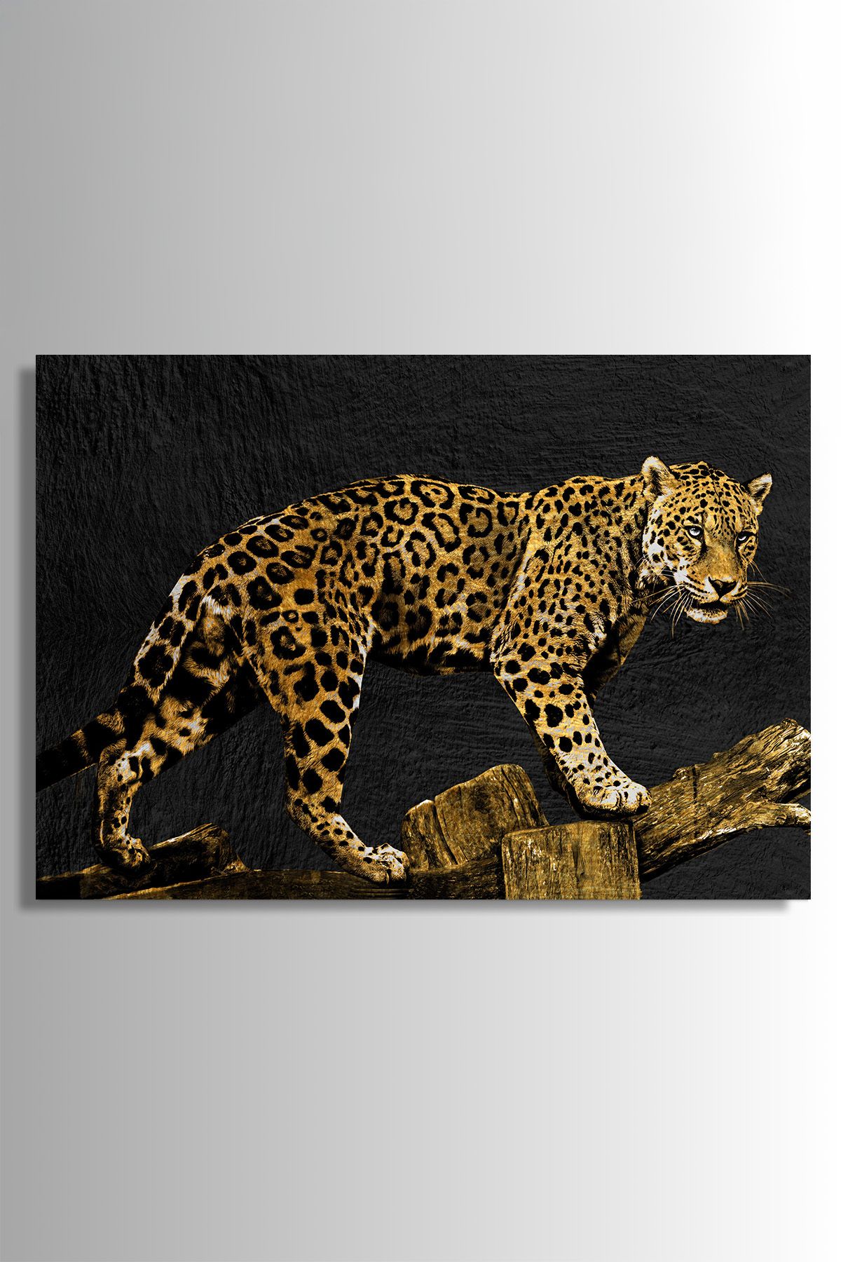 Nejjelo Leopar Pars Cam Tablo Hediyelik Kırılmaz
