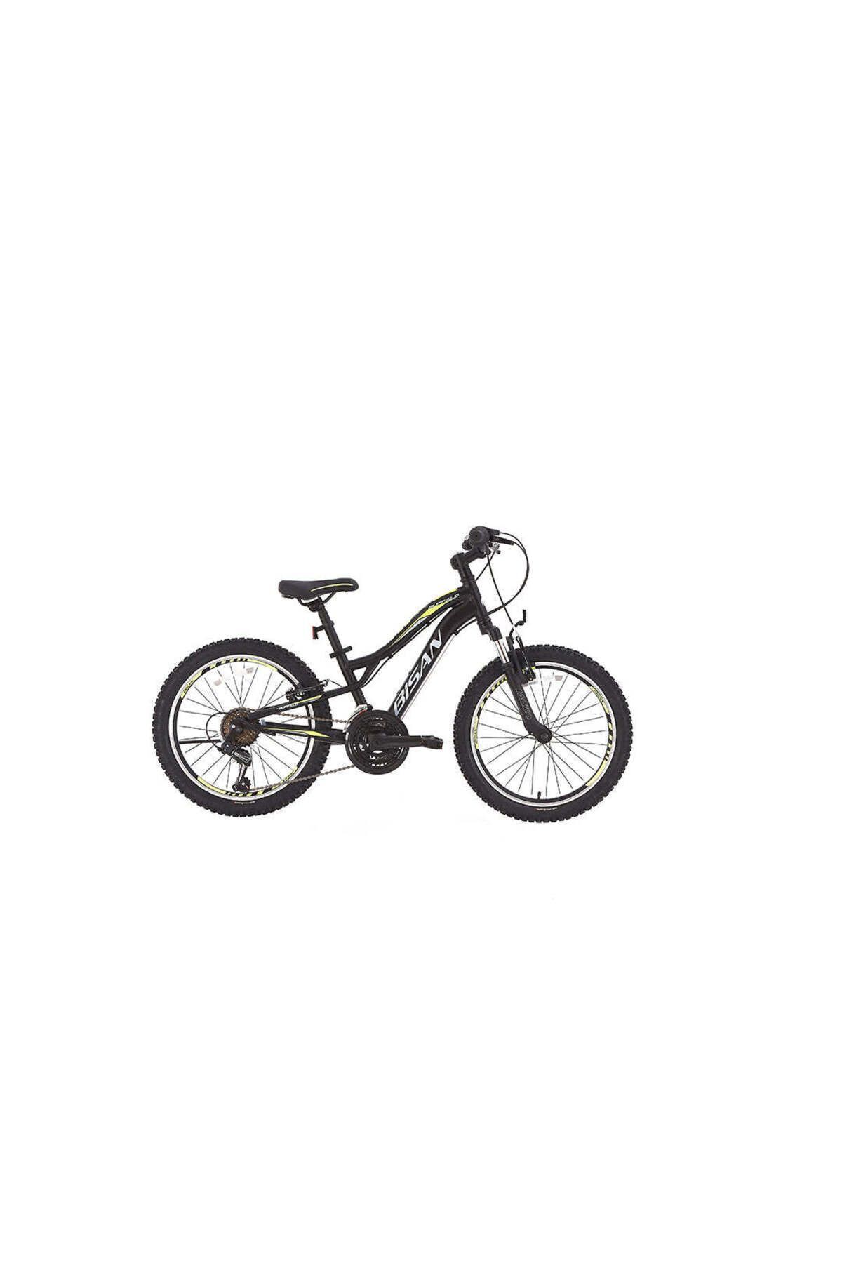 SerenityHaven BİSAN BUFFALO ÇOCUK BİSİKLETİ 28 CM V 20 JANT 18 VİTES MAT SİYAH SARI
