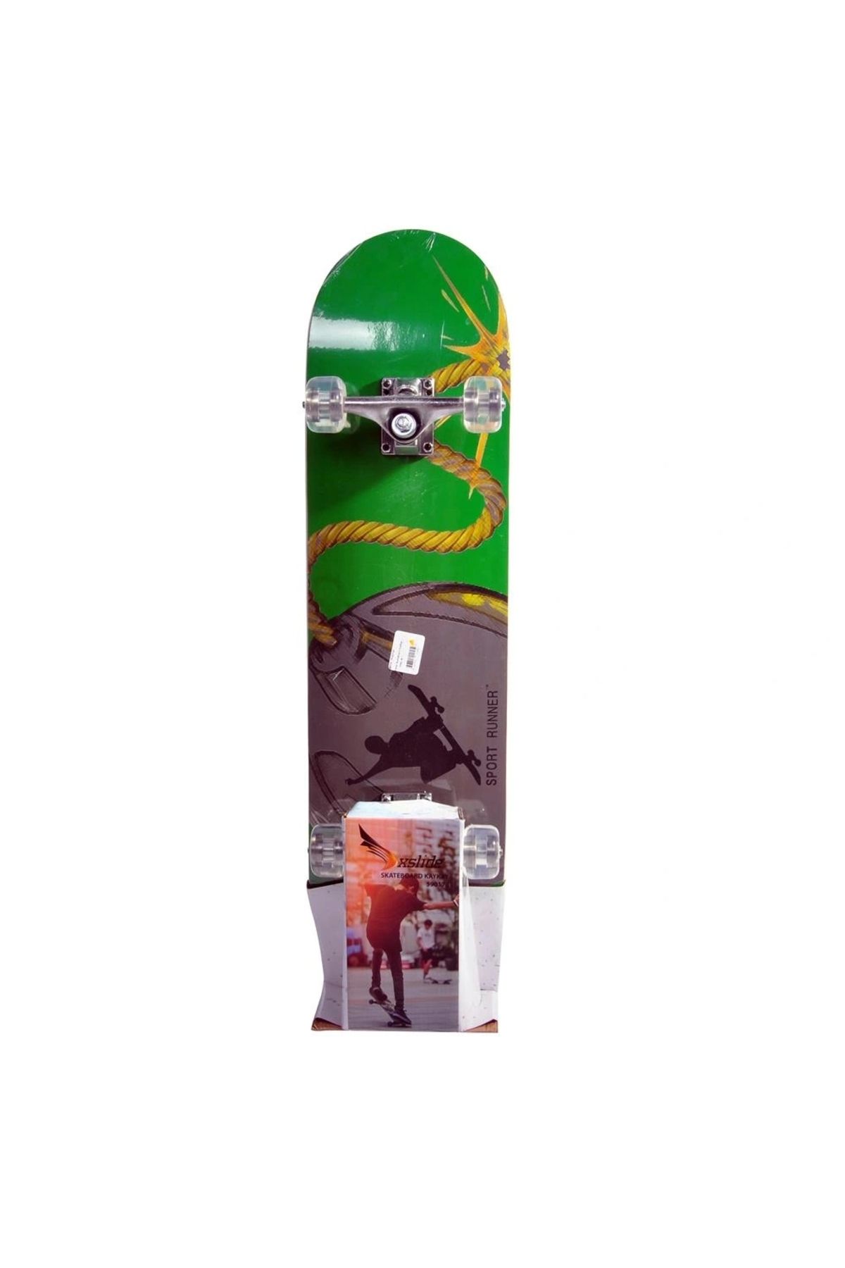 ShopNova Xslide SkateBoard Kaykay-YEŞİL-SİYAH