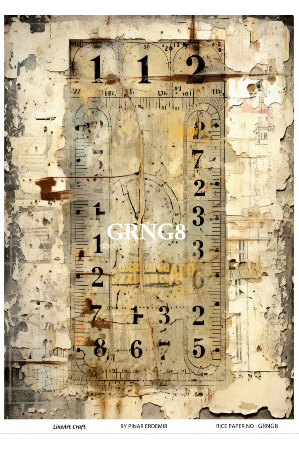 LİNEART PİRİNÇ DEKOPAJ GRNG8