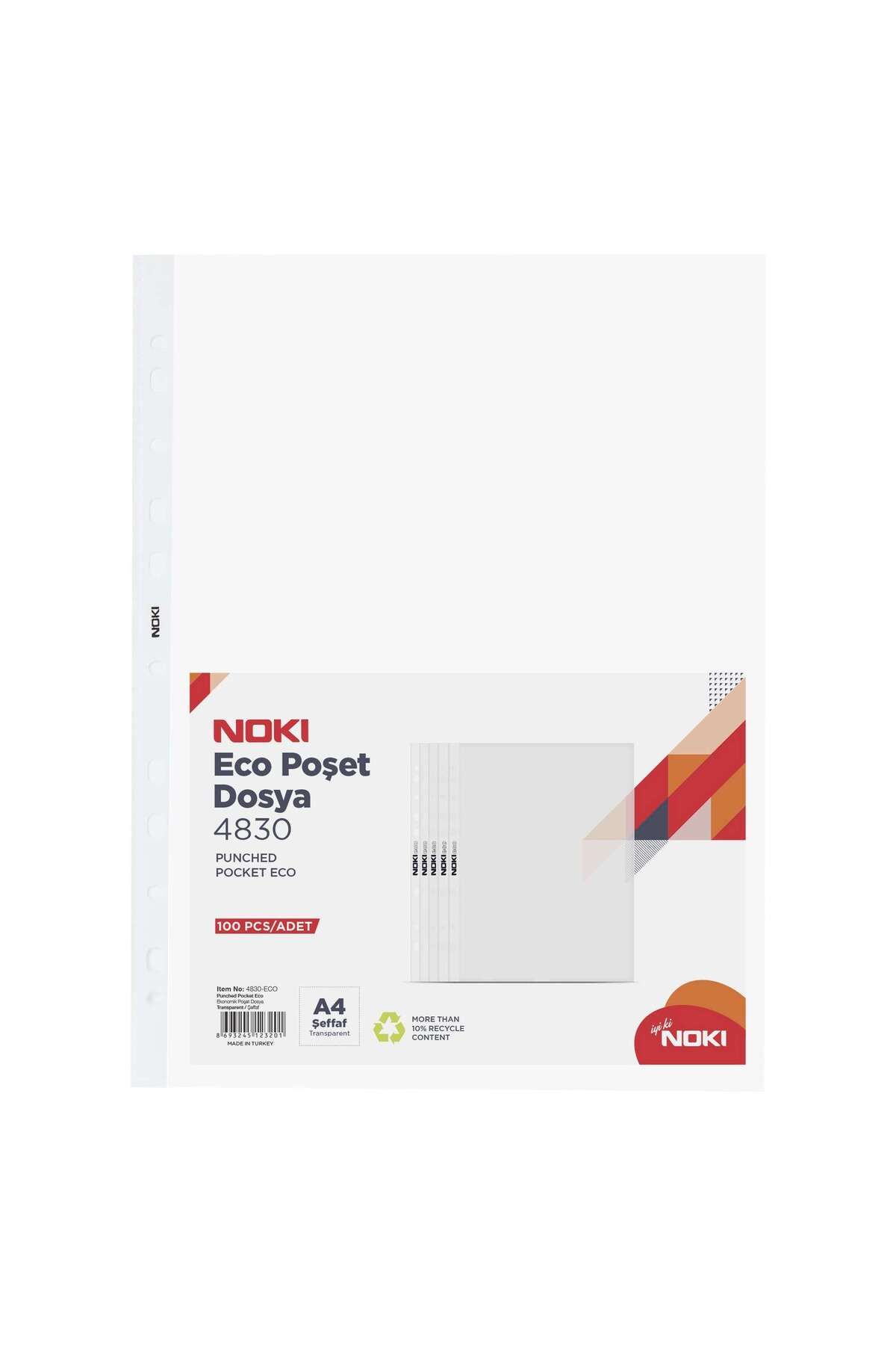 Noki Poşet Dosya Eco 100'lü Paket
