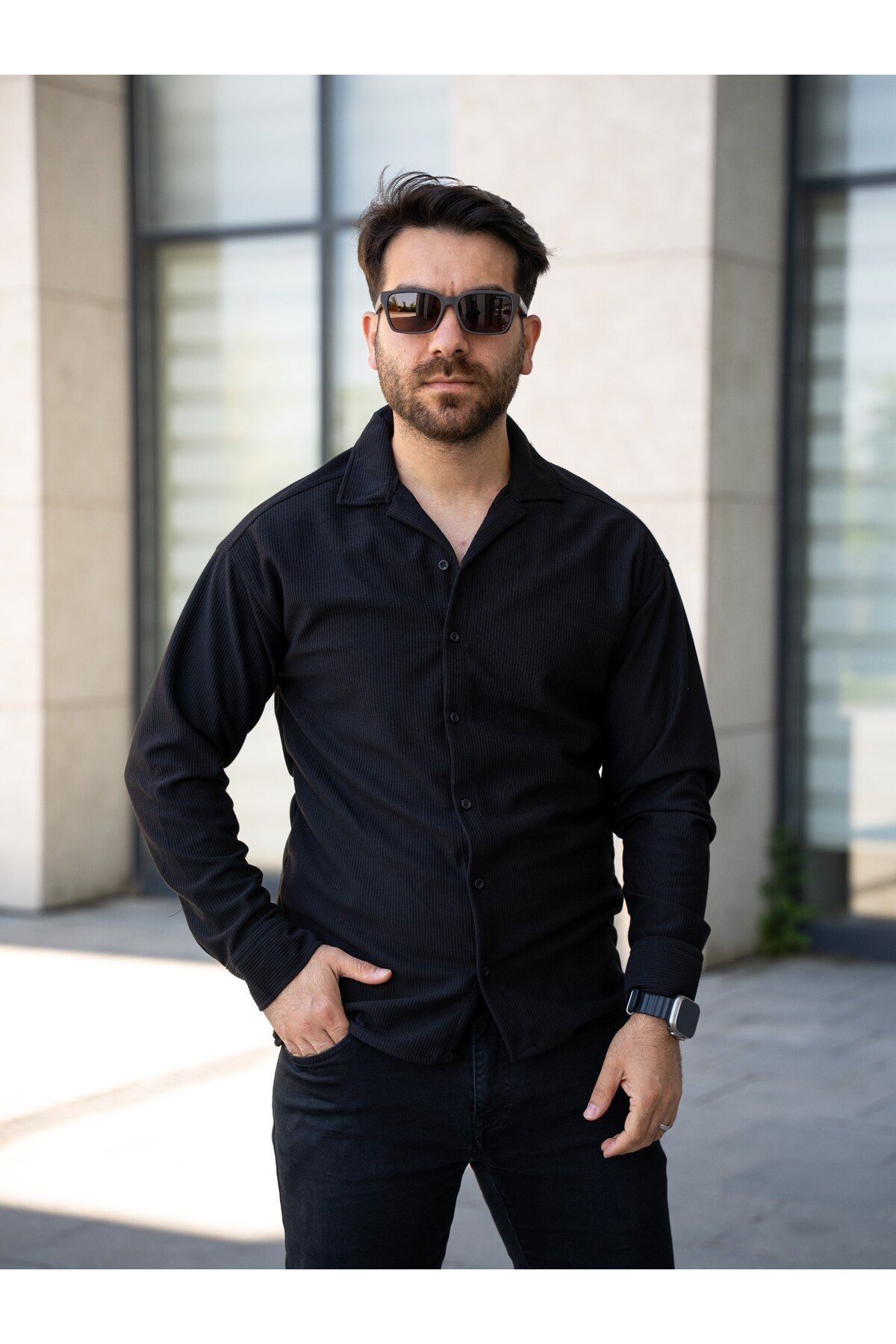 MODA ERKEK UZUN KOL JAMBER GÖMLEK