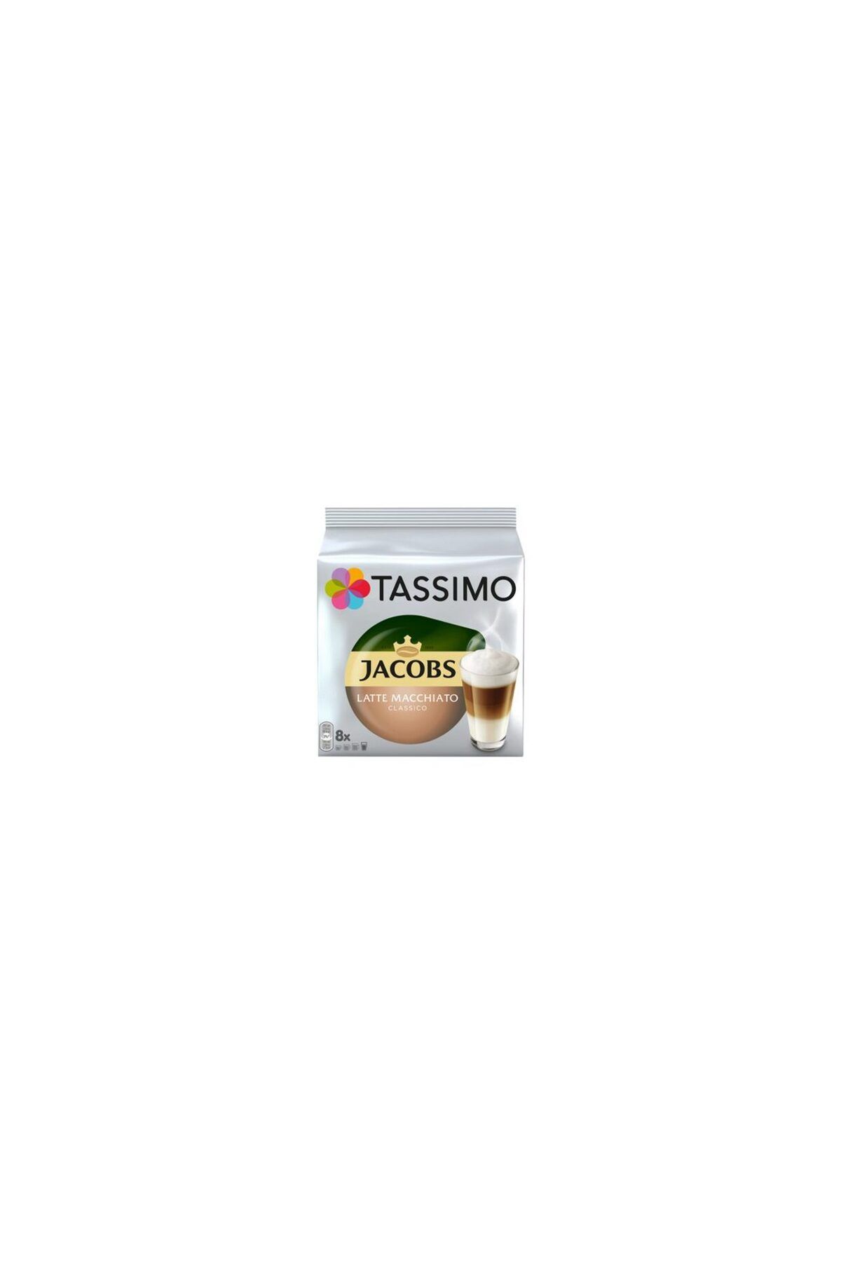 Jacobs-Capsule cu cafea Tassimo latte macchiato classico, 8 capsule, 264gr/pachet 1