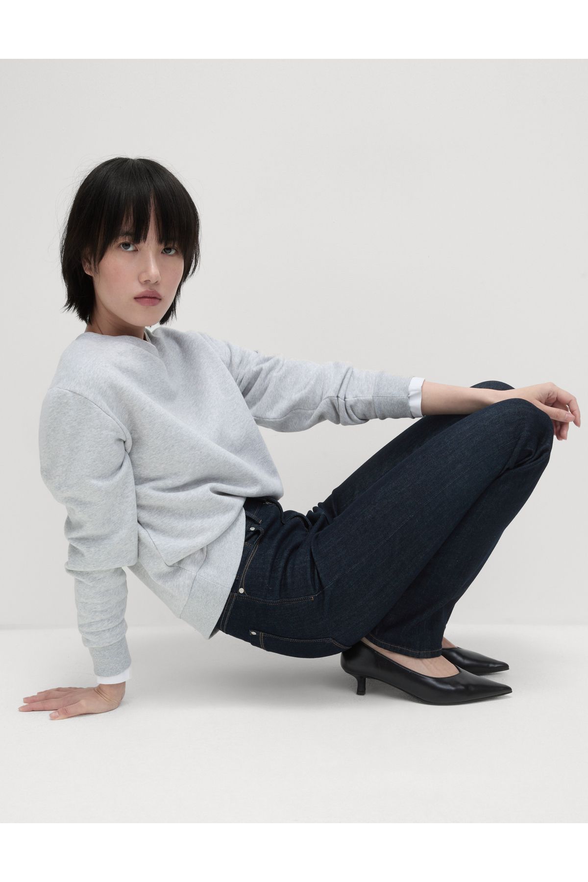 Marks & Spencer Magic Shaping Yüksek Bel Straight Leg Jean Pantolon