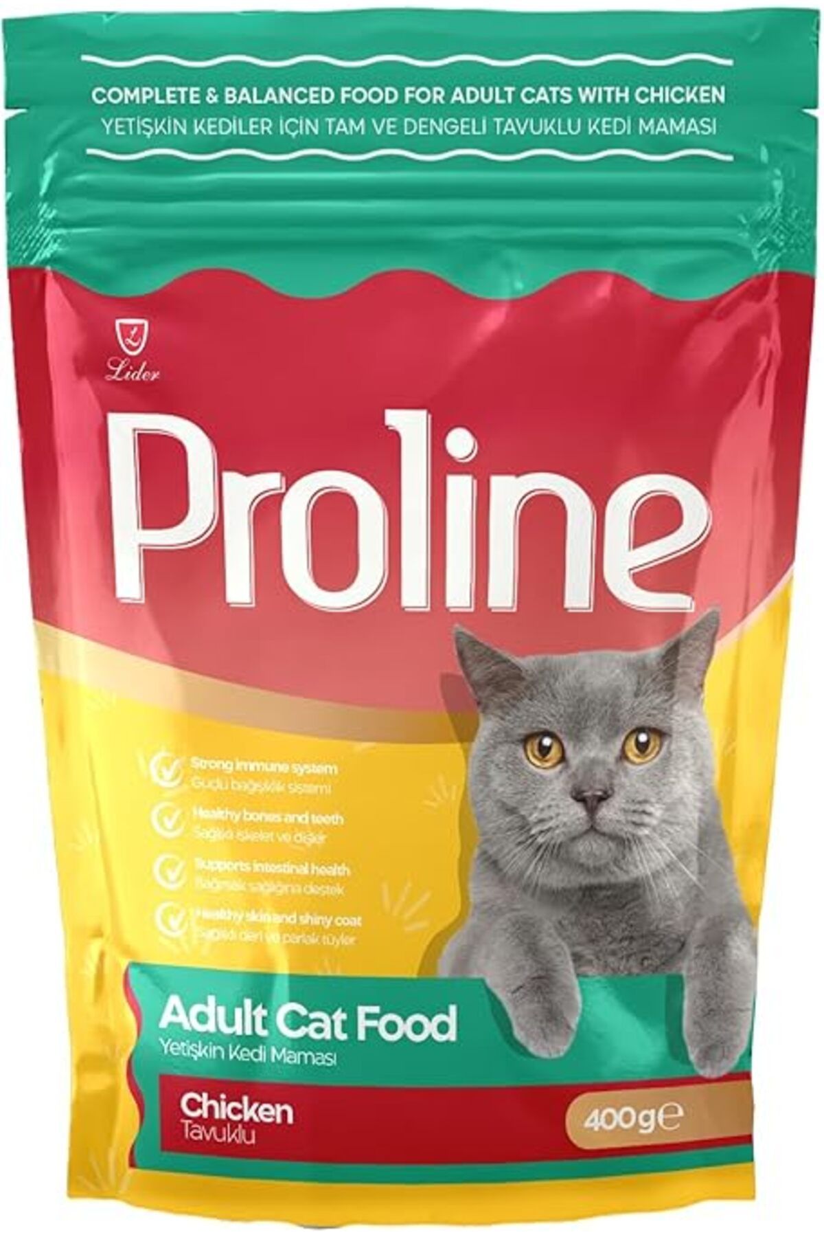 PROLINE Kedi Mama Yetişkin Tavuk 400 Gr