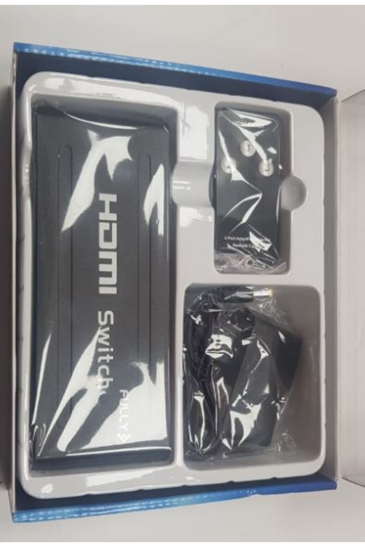 Zayla FULLY G-538H 3 GİRİŞ 1 ÇIKIŞ HDMI SWITCHER TOPLAYICI METAL KASA ADAPTÖRLÜ (5165)
