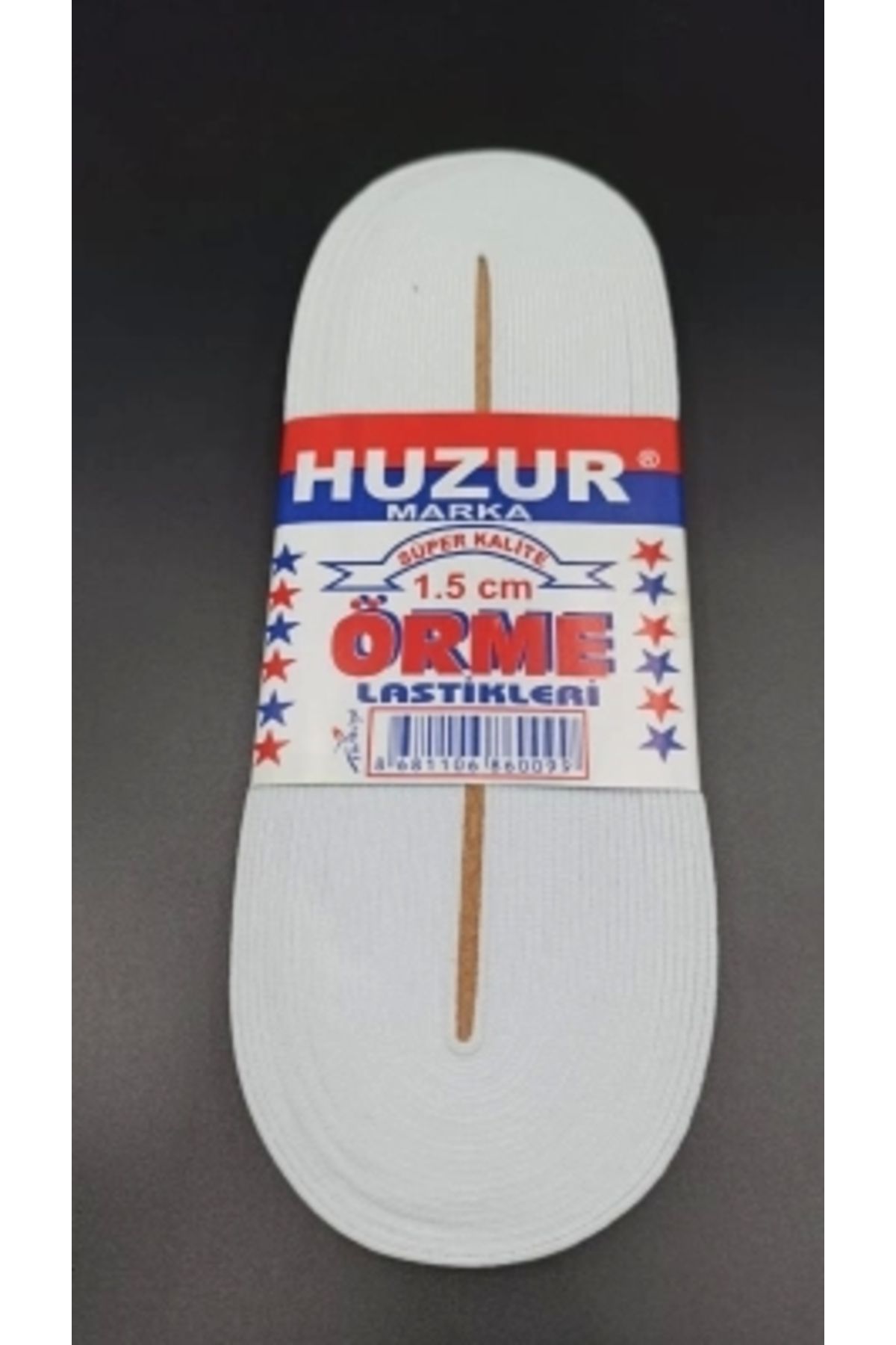 İnnMerry BEYAZ - 1.5CM PAÇA LASTİK YASSI GNİŞ 10MT. (5047)