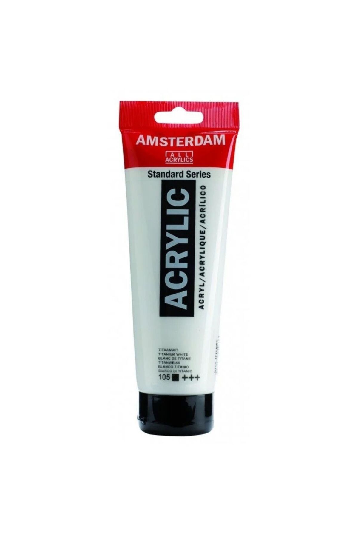 Amsterdam 120 ml Akrilik Boya 105 Titanium Opak White