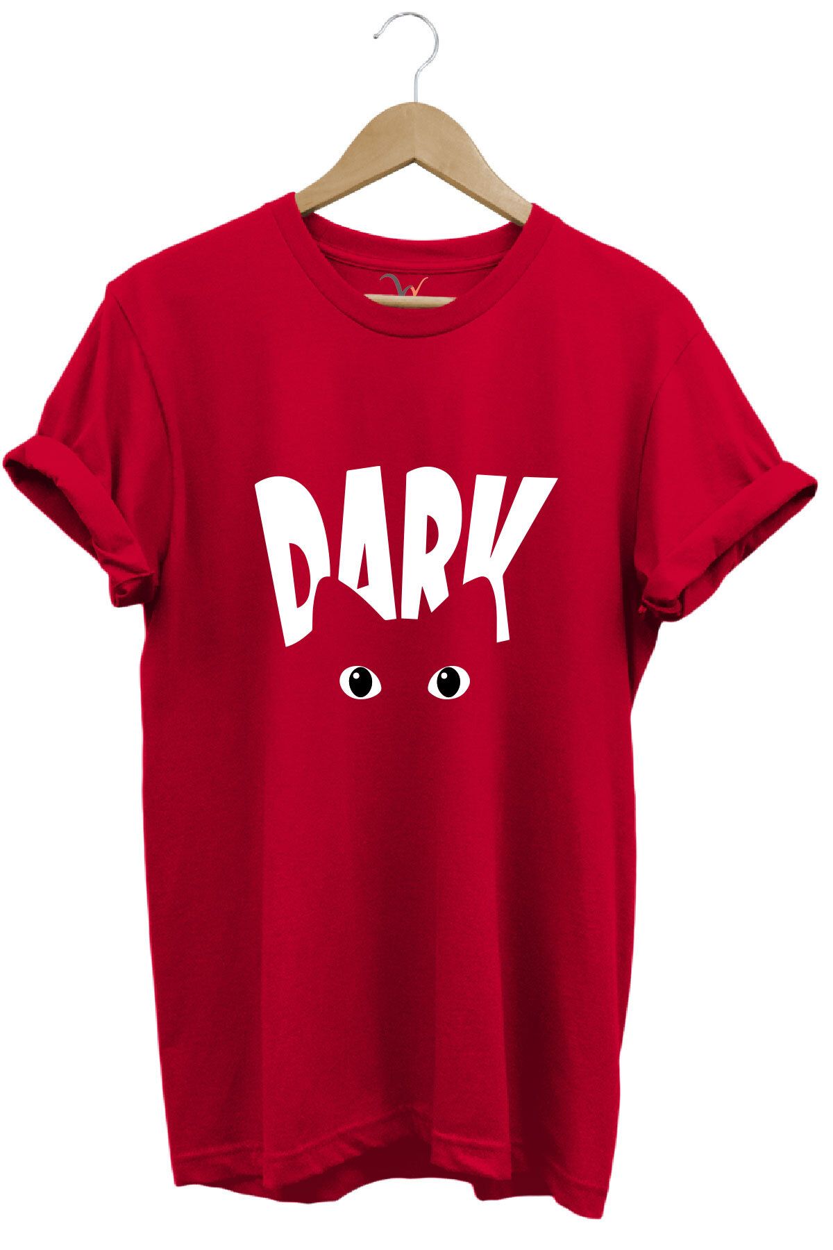 onsrawear Dark Temalı Kedi Unisex %100 Pamuk Basic T-shirt