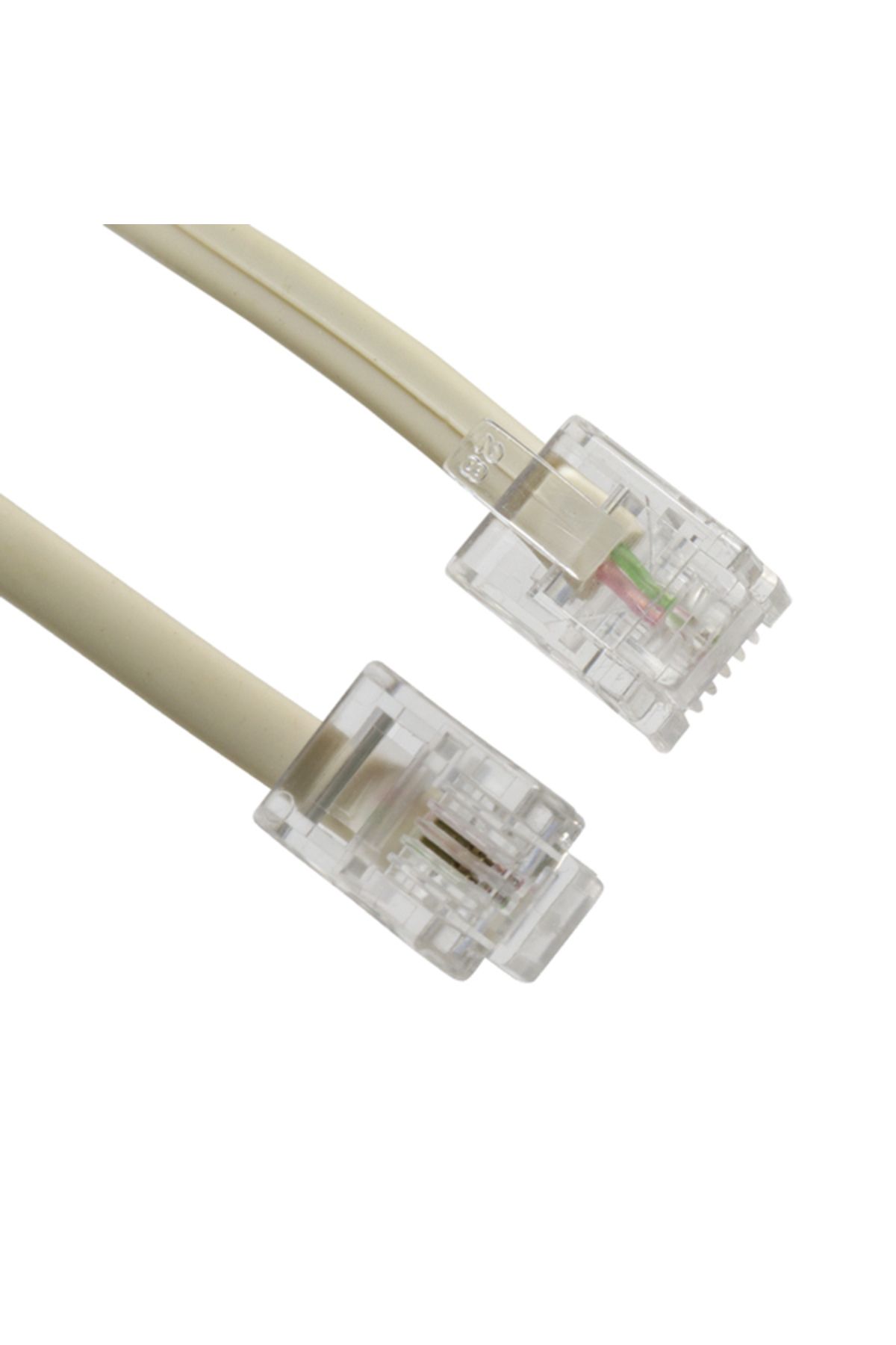 Zayla TELEFON HAT KABLOSU HAZIR 6P/2C 25 METRE KREM (5165)