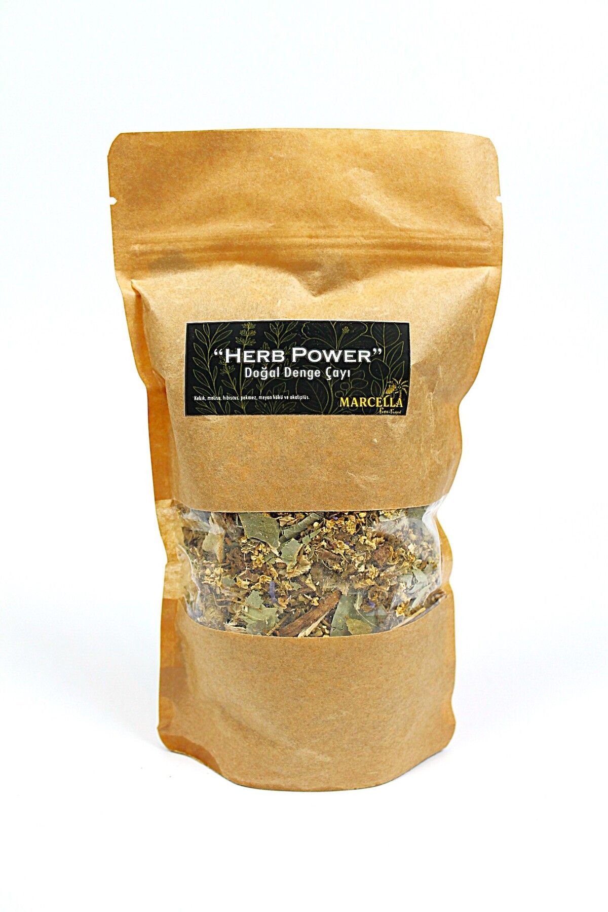 Marcella Goods Herb Power Doğal Denge Çayı | Kekik, Melisa, Ebegümeci | 100g
