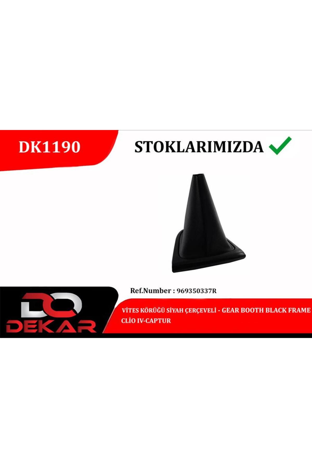 DEKAR VİTES KÖRÜĞÜ SİYAH ÇERÇEVELİ CLİO IV-CAPTUR ALMLA
