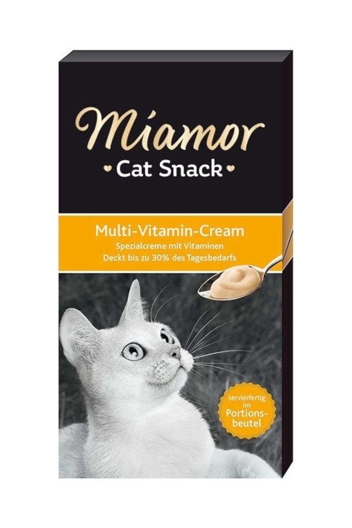 ShopNova Miamor Cream Multivitamin Katkılı Sıvı Kedi Ödül Maması 6x15 Gr