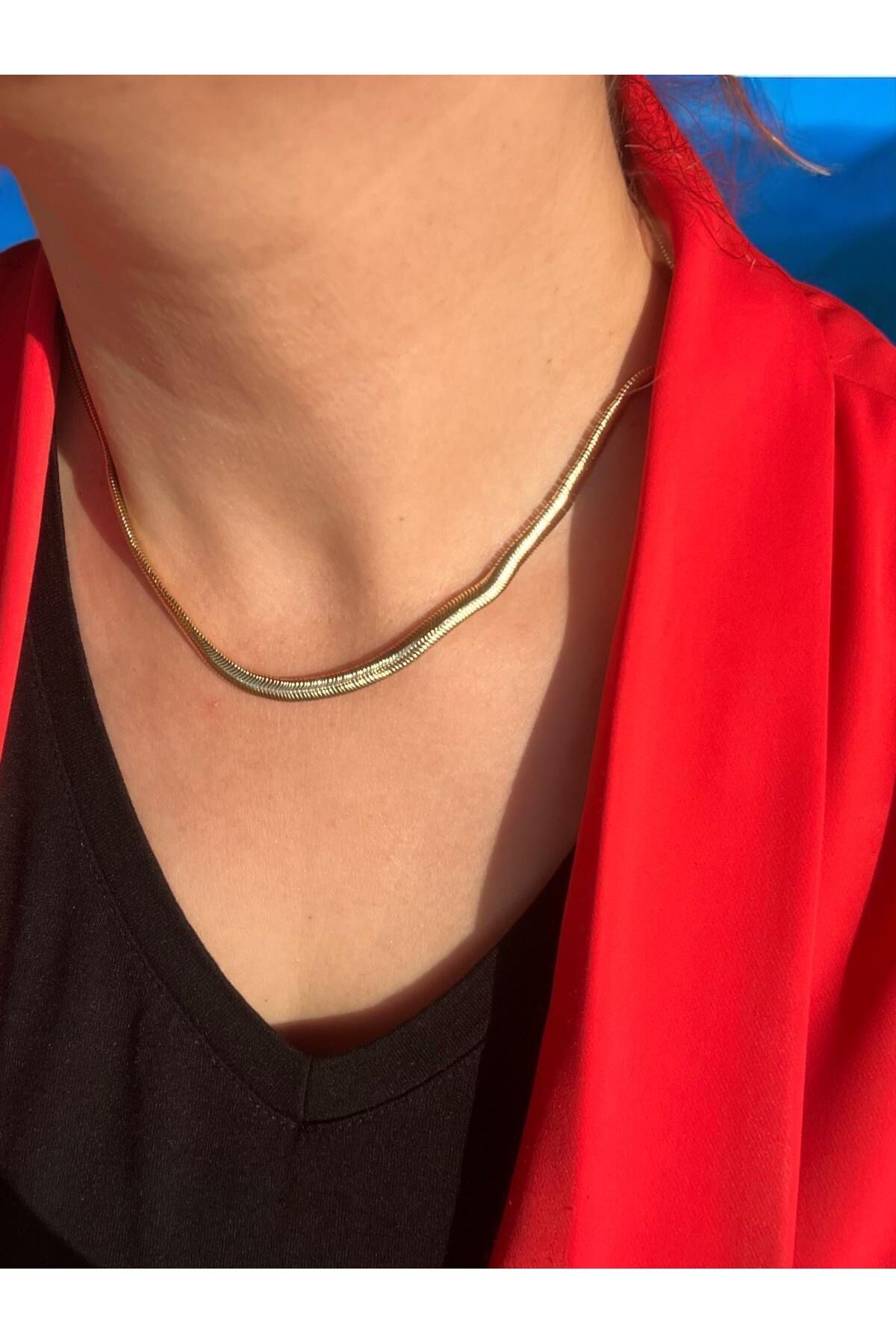 SELISYAJEWELRY Çelik Hasır Kolye