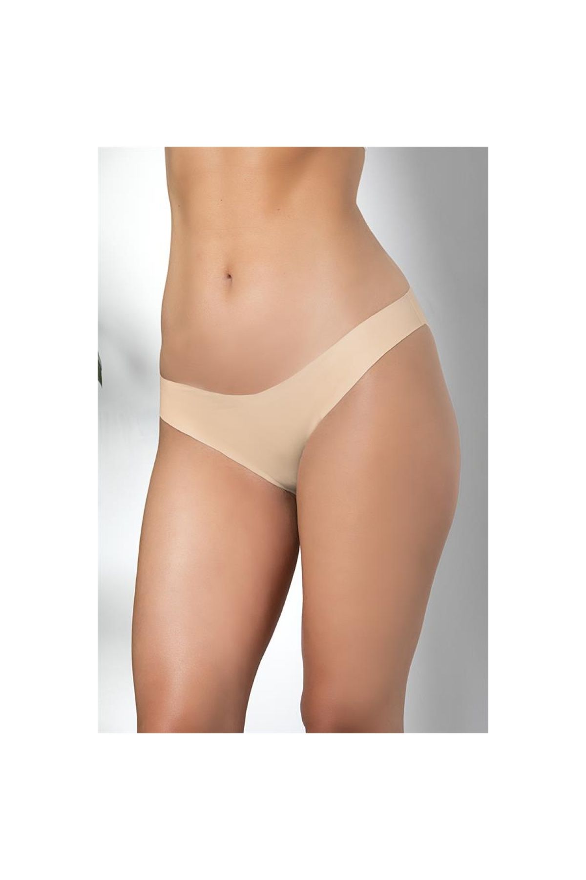 Marsilyan 3'lü Dikişsiz, İz Yapmaz, Lazer Kesim, Slip Külot Cappucino (brf21261)