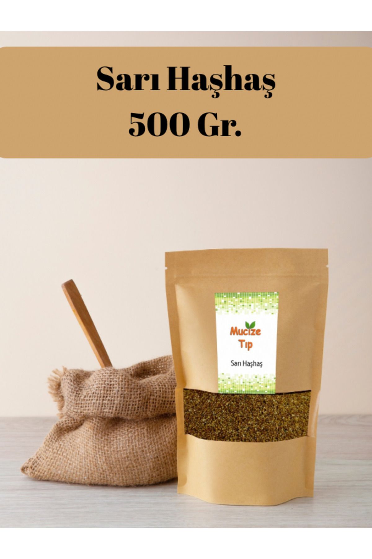 Mucize Tıp Sarı Haşhaş 500 Gr.