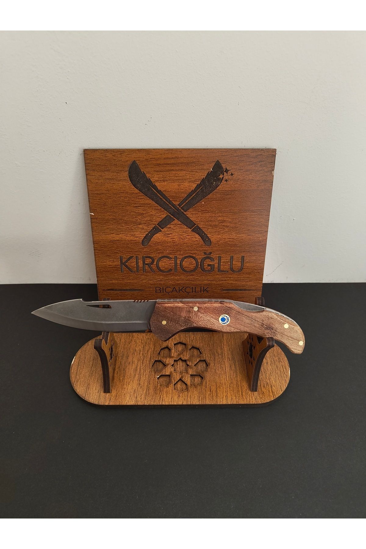 Krc Knife Ahşap Kabze Çakı