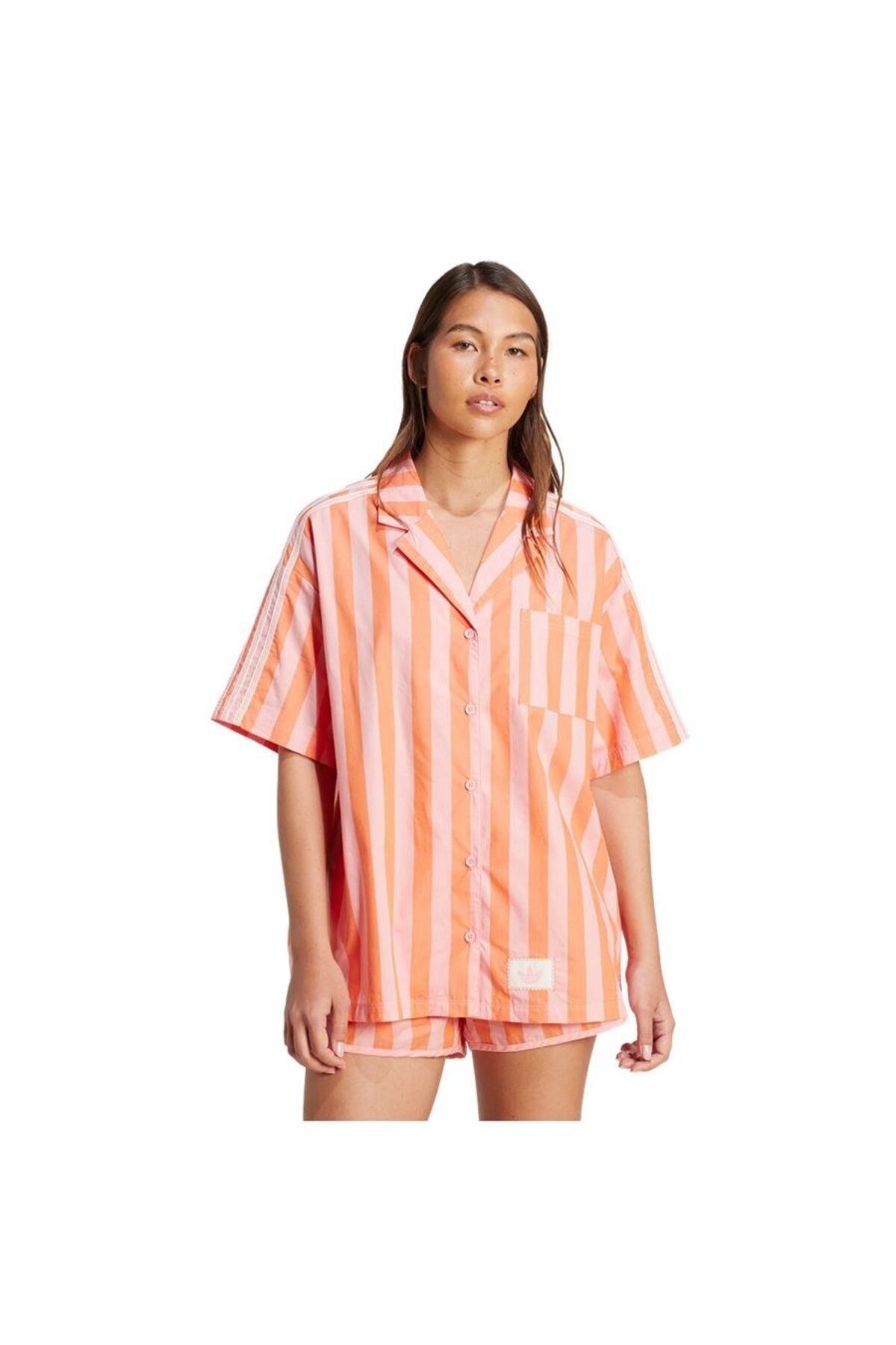 adidas Kadın Pembe T-shirt RESORT SS SHIRT KC0745