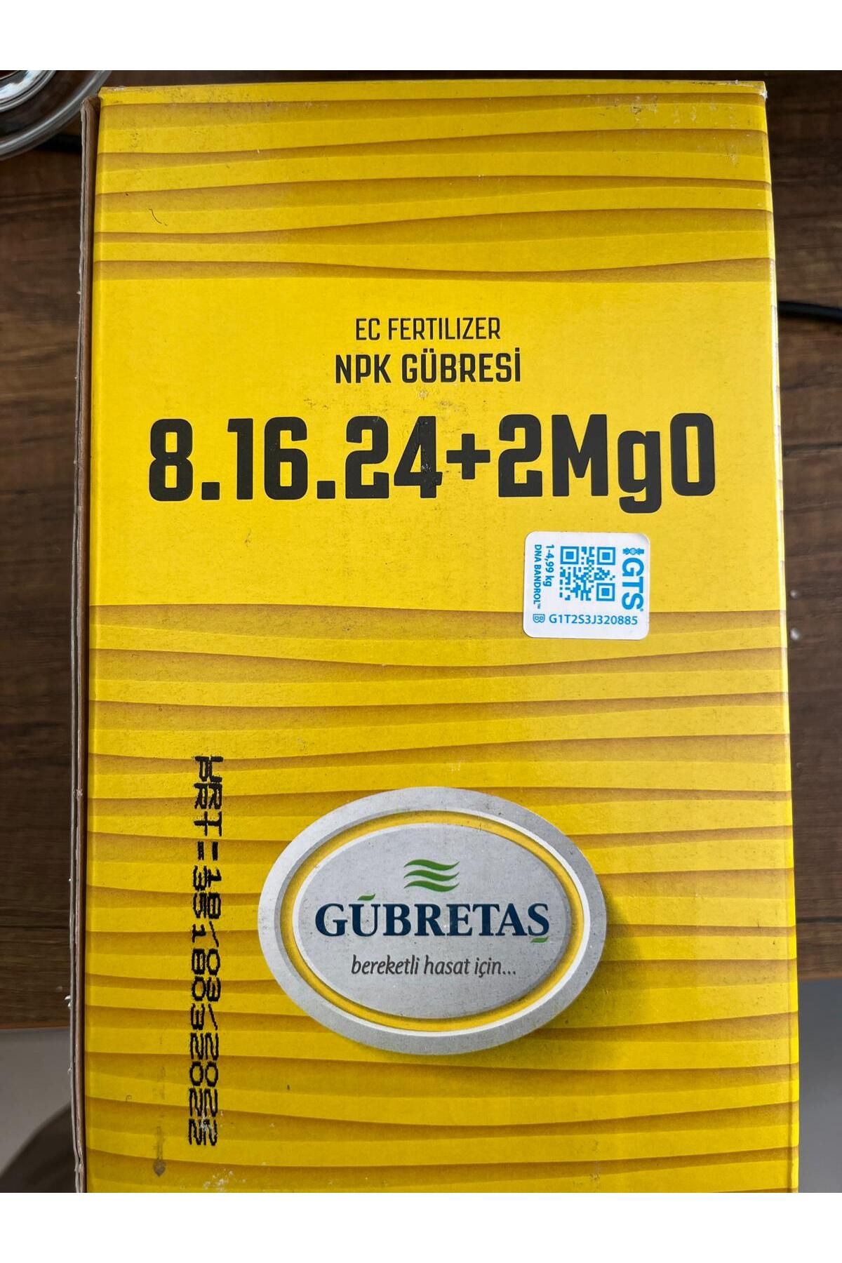 GÜBRETAŞ GÜBRE GÜBRETAŞ 8.16.24+2MgO