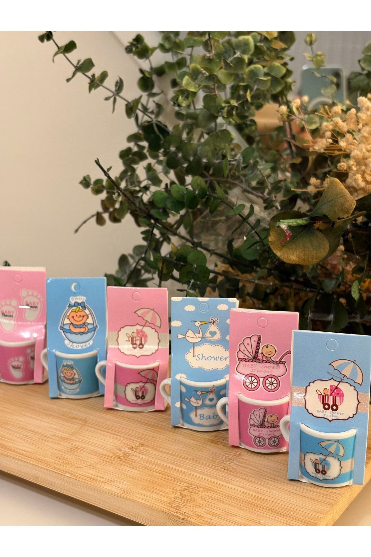 GLARE ATELİER 12 adet Baby shower hediyelik yeni doğum hediyeliği cinsiyet partisi hediyeliği doğum günü hediyesi