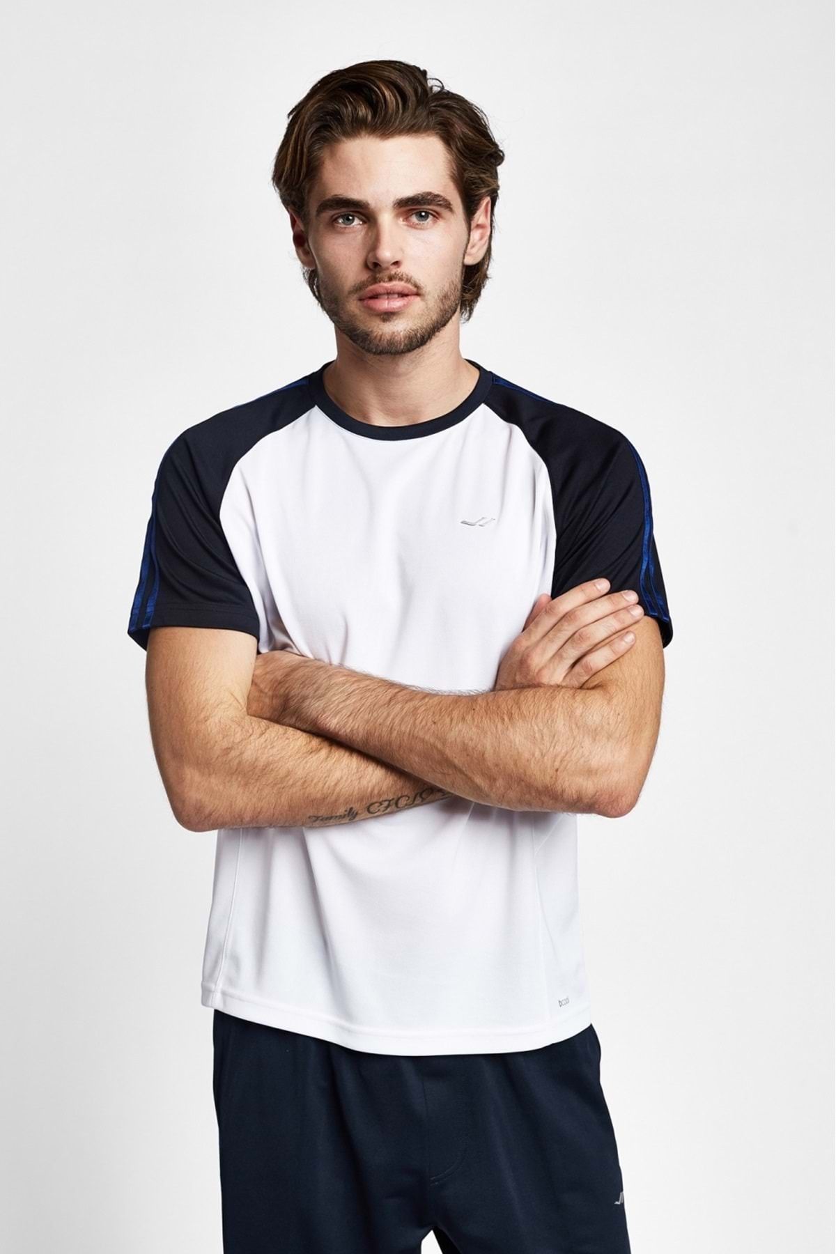 Lescon Erkek Kısa Kollu T-shirt 19B-1126 - Lescon - Beyaz - ST00876-Beyaz-L