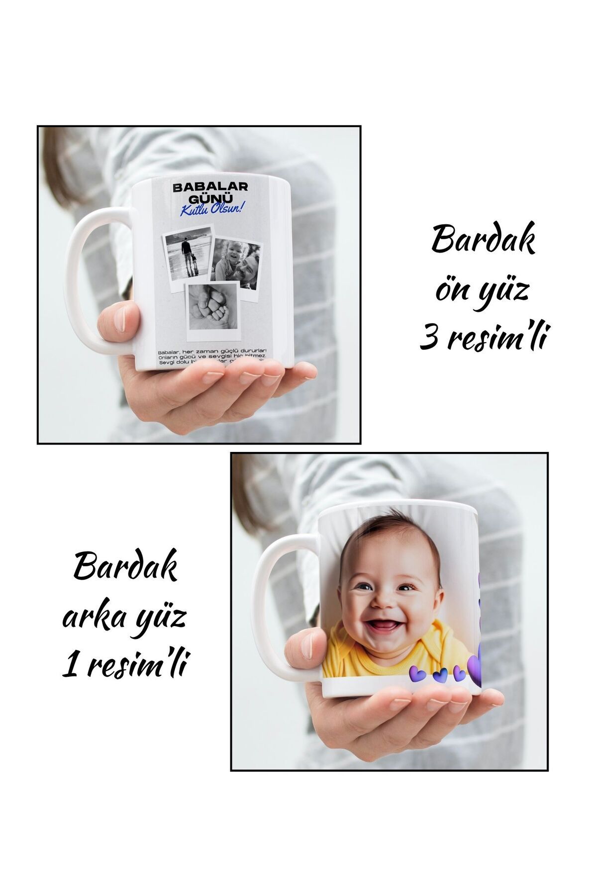 best hediye Babalar günü( 4 istediğiniz resiml)i kupa bardak