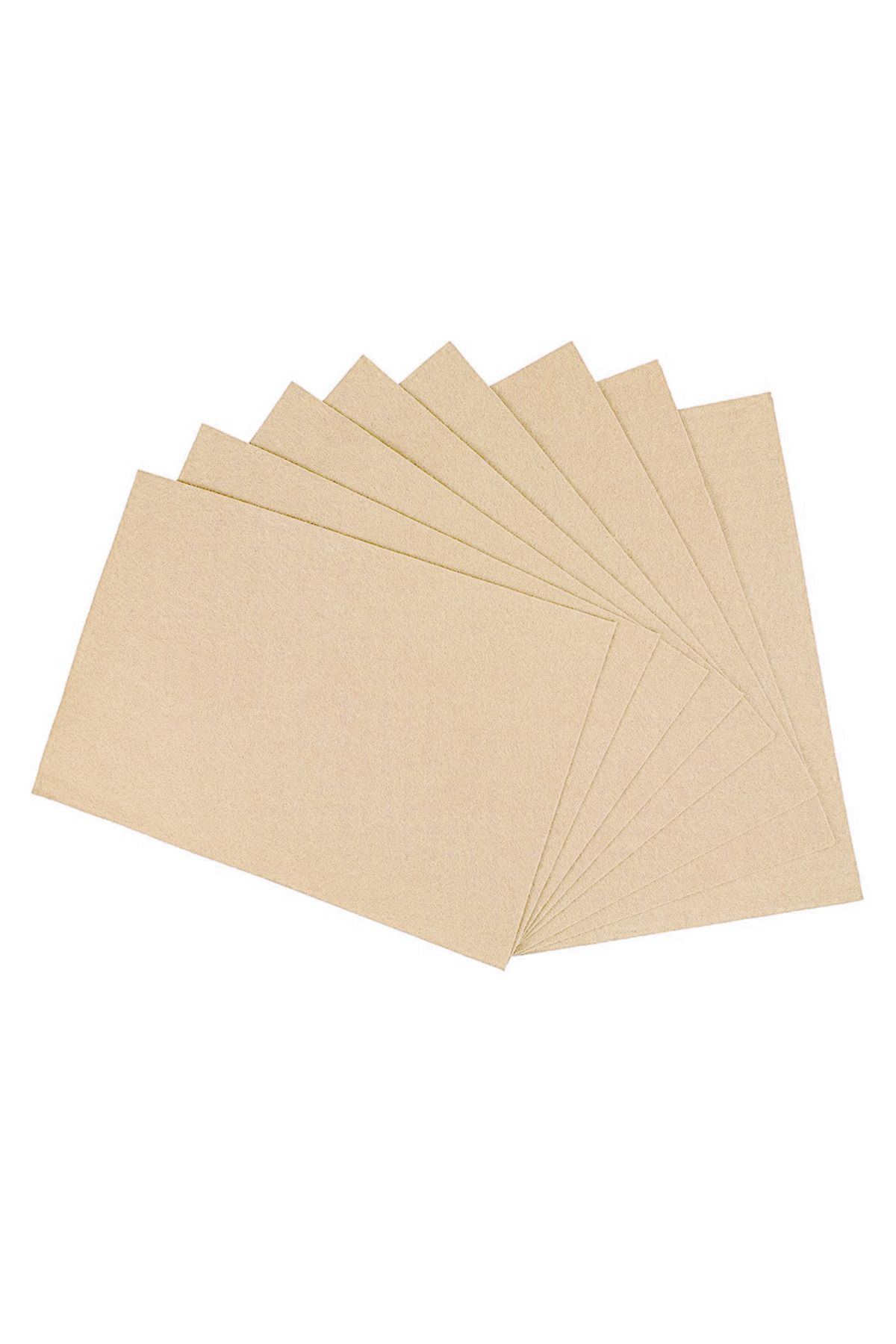 ALPJOY 50x70 Keçe Tabaka Ten Rengi 10'lu Paket