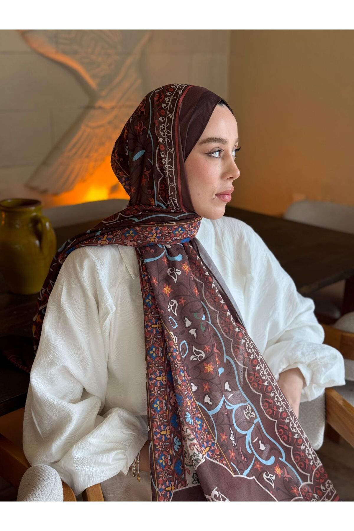 Modakaşmir Pıtrak Desen Lina Şal