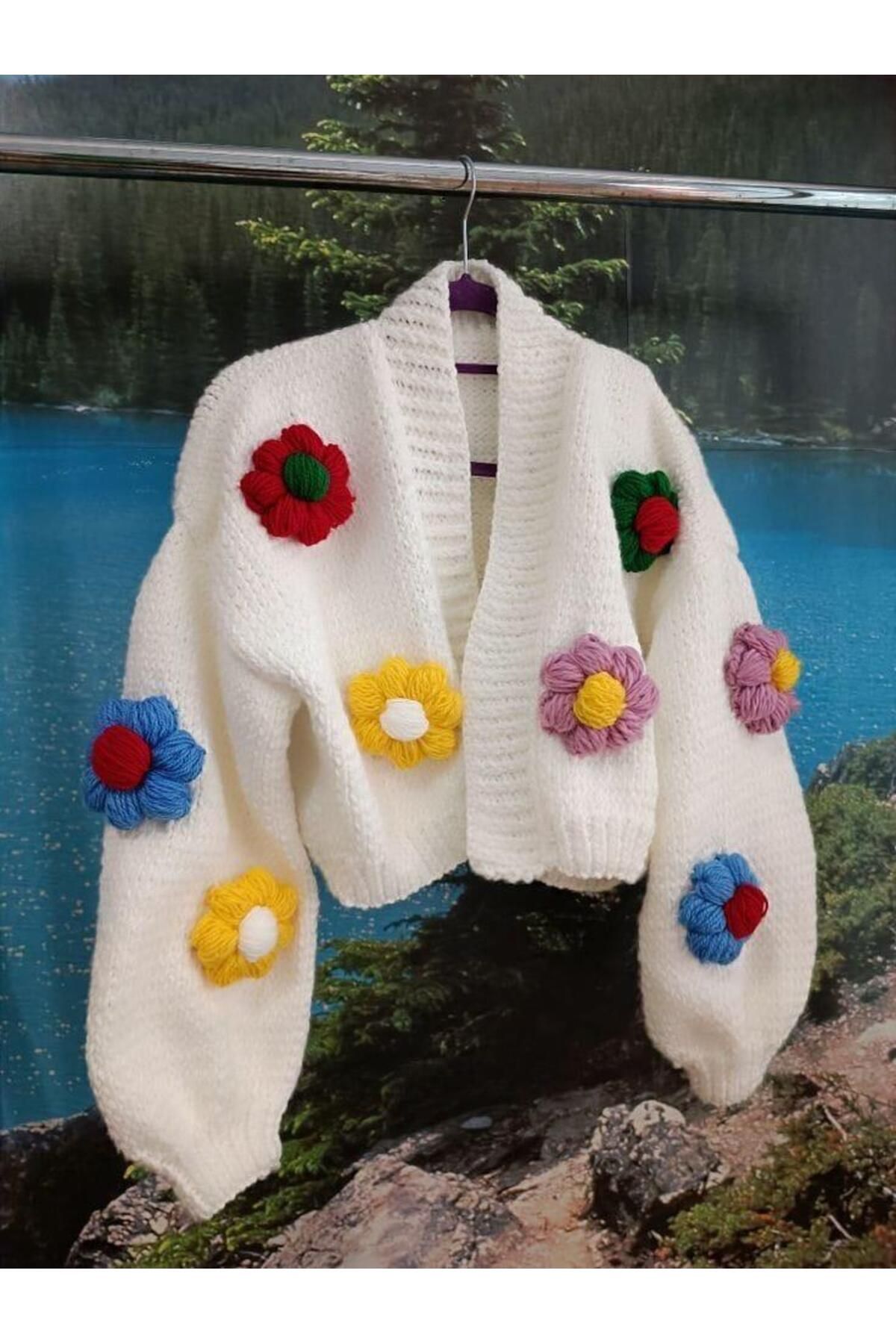 Charme Elegant el örgüsü hırka