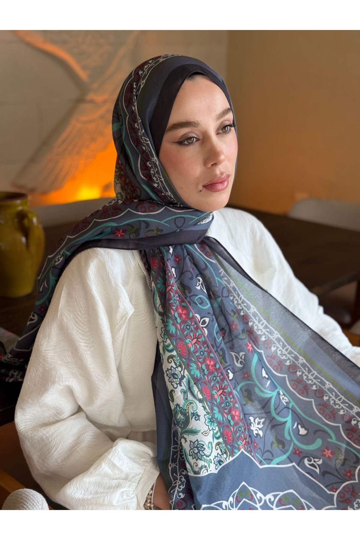 Modakaşmir Pıtrak Desen Lina Şal