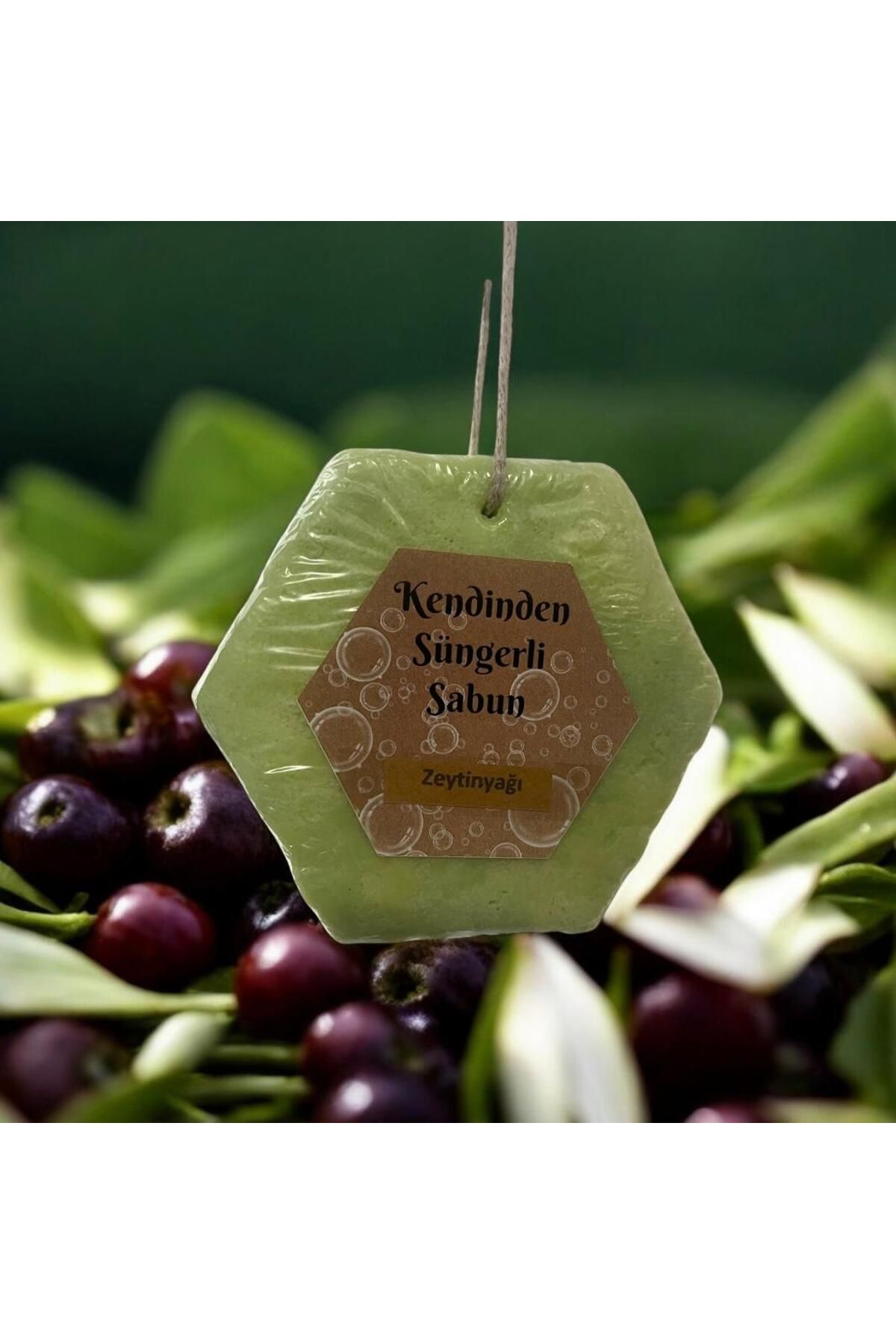ALJEN ORGANİC Kendinden Süngerli Zeytinyağlı Sabunu 100 gr (1 ADET)